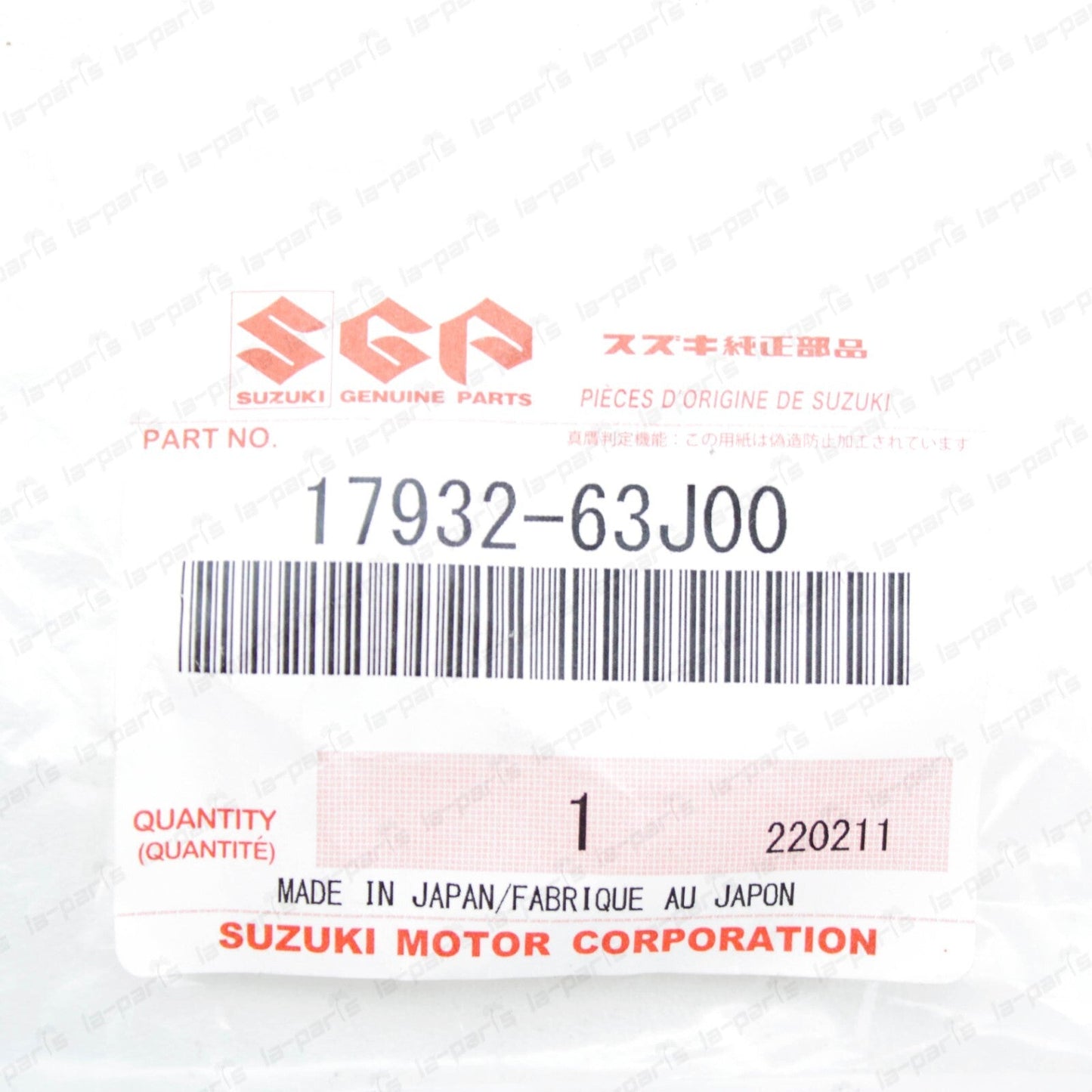 SUZUKI SWIFT GRAND VITARA SPLASH RADIATOR COOLANT EXPANSION TANK CAP 17932-63J00