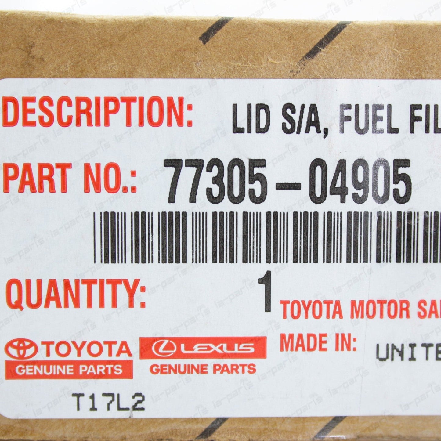 New Genuine Toyota 05-16 Tacoma 6" Bed Fuel Filler Opening Lid 77305-04905