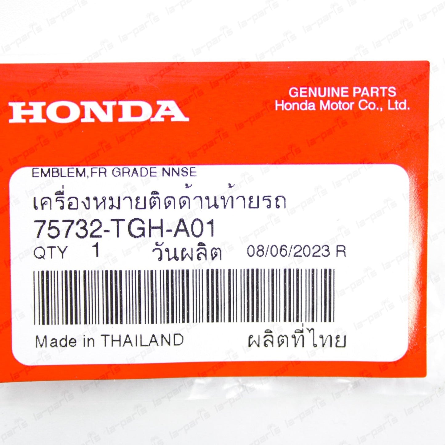 New Genuine OEM Honda 2017-2021 FK8 Civic Type R Front Grille Emblem Badge