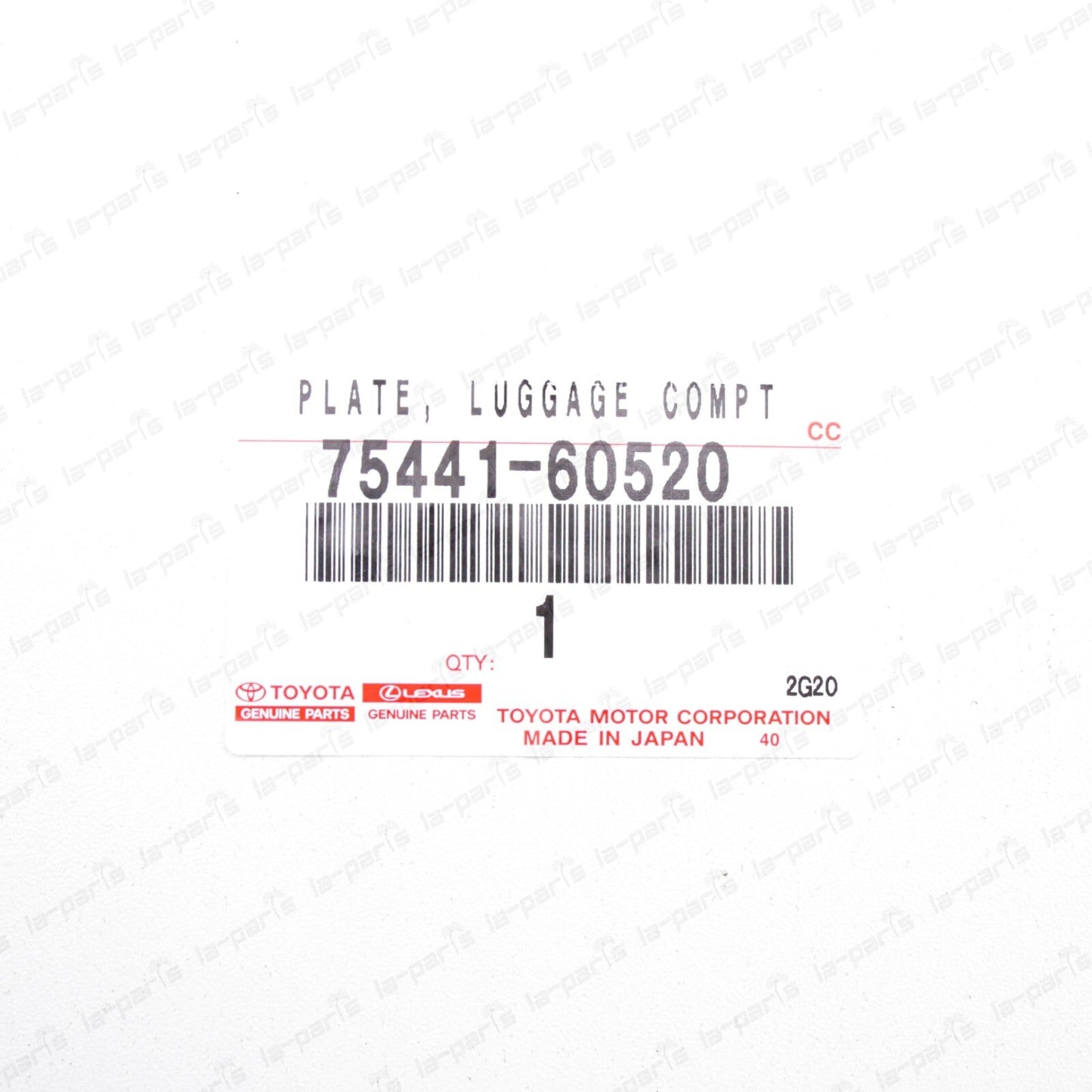 NEW GENUINE LEXUS LX570 GX470 LX470 REAR BACK DOOR NAMEPLATE EMBLEM 75441-60520