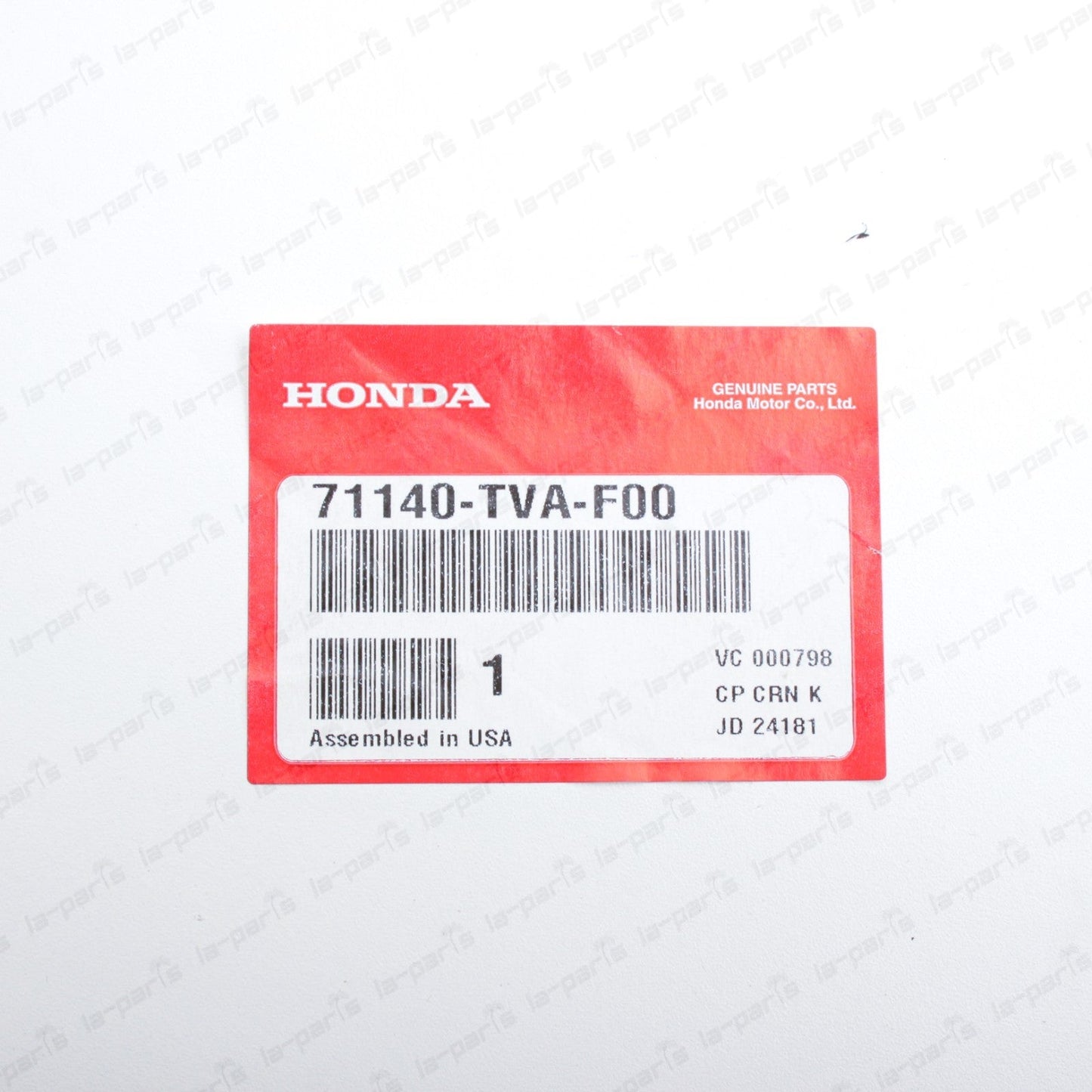 Genuine OEM Honda 21-22 Accord Front Bumper Passenger Side Bracket 71140-TVA-F00
