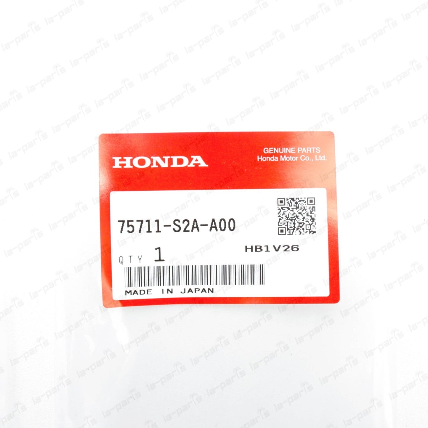 GENUINE HONDA 00-09 S2000 CR AP1 AP2 SIDE FENDER BLACK EMBLEMS BOTH SIDES