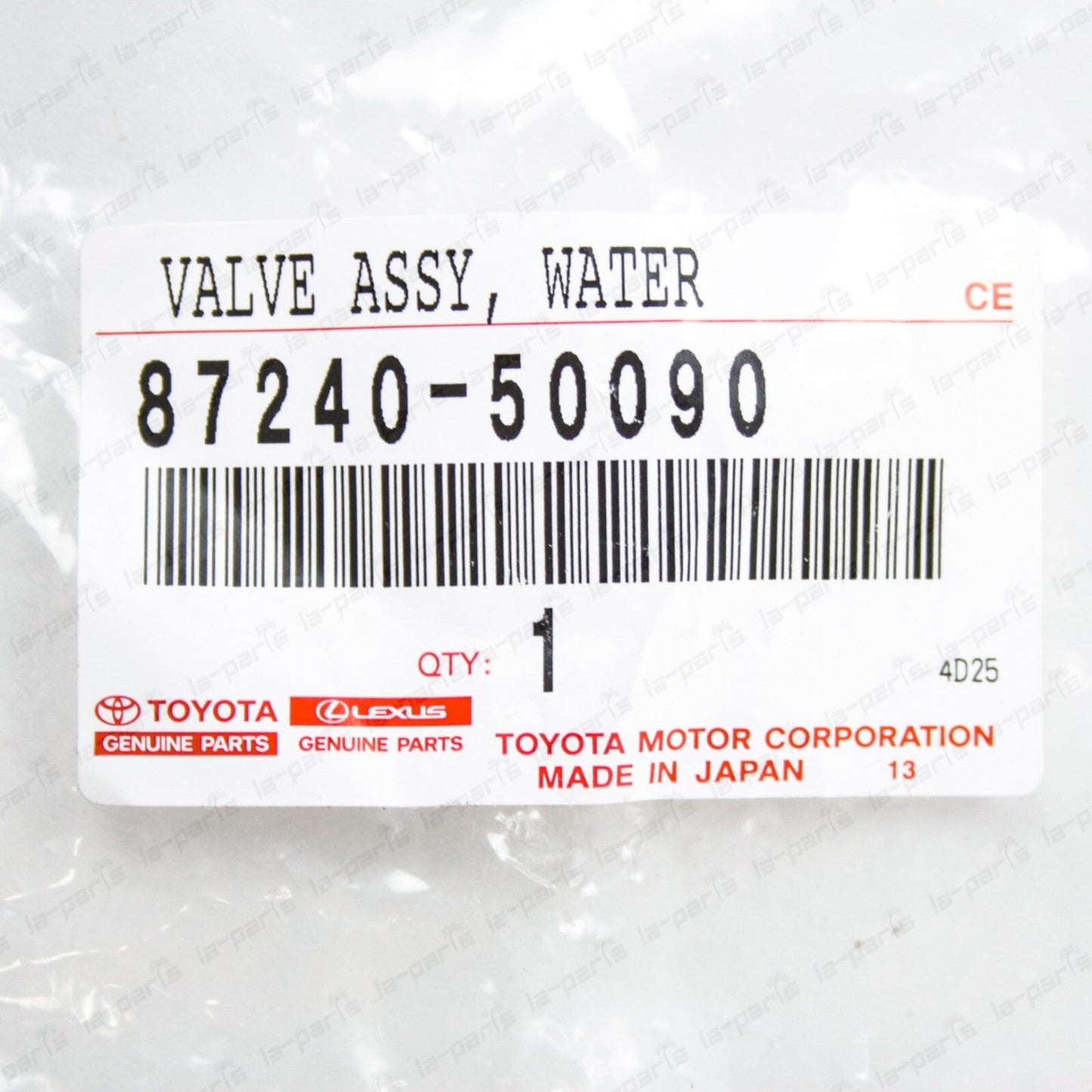 New Genuine Toyota Lexus 97-00 LS400 Heater Water Control Valve 87240-50090