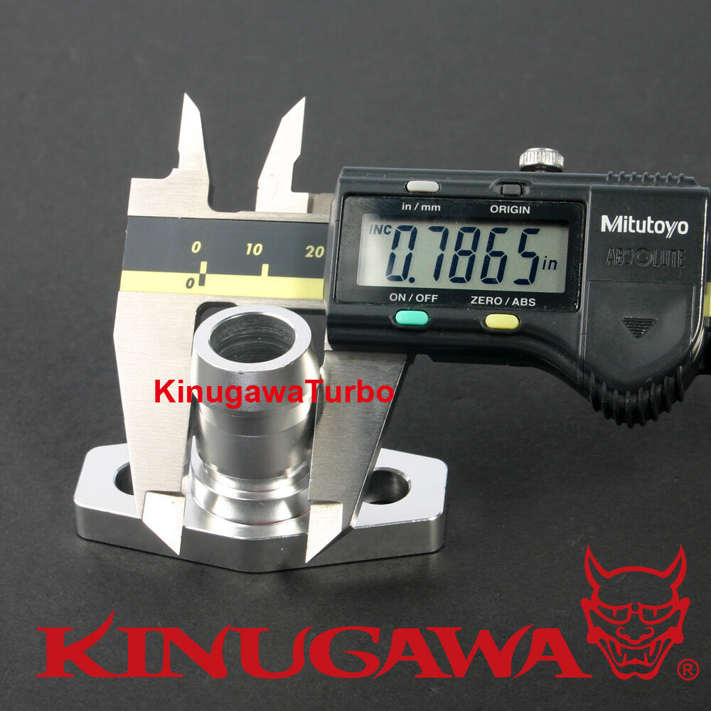 Billet Alumimum Turbo Oil Return Flange 5/8'~3/4" Garrett GT45 / Hitachi HT18