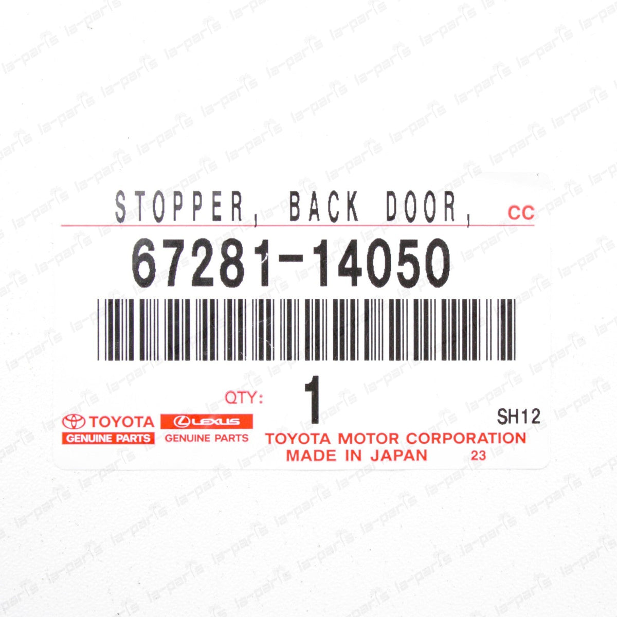 New Genuine Toyota 1993-1998 Supra Lower Back Door Stopper Cushion Kit