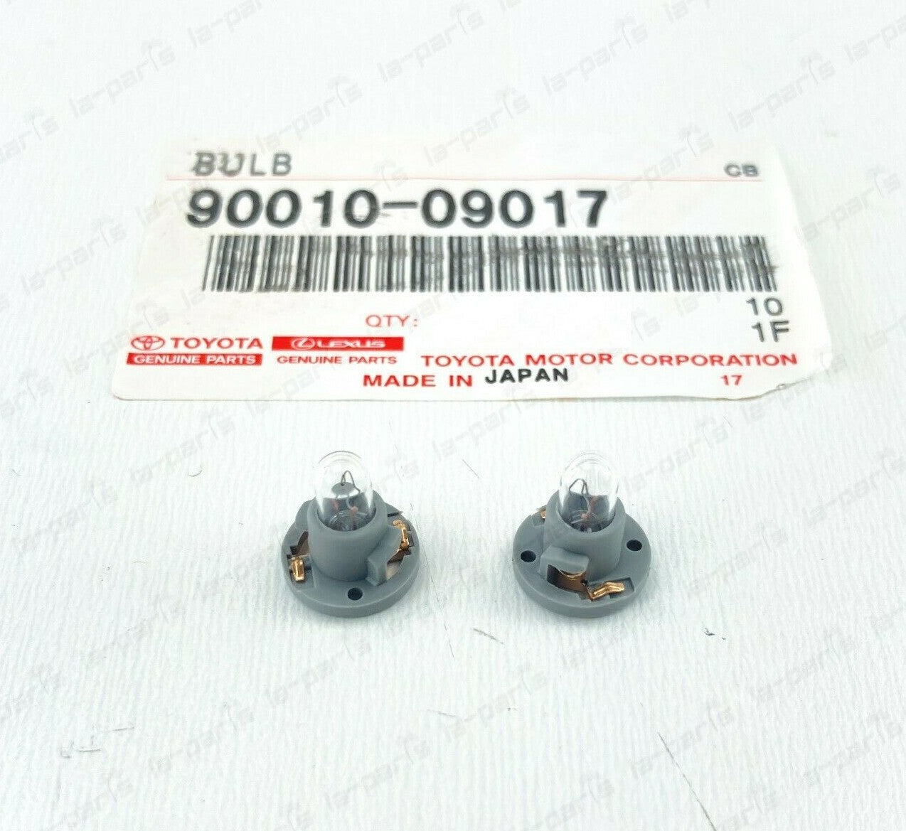 NEW GENUINE TOYOTA 90010-09017 COOLER CONTROL SWITCH BULB SET OF 2