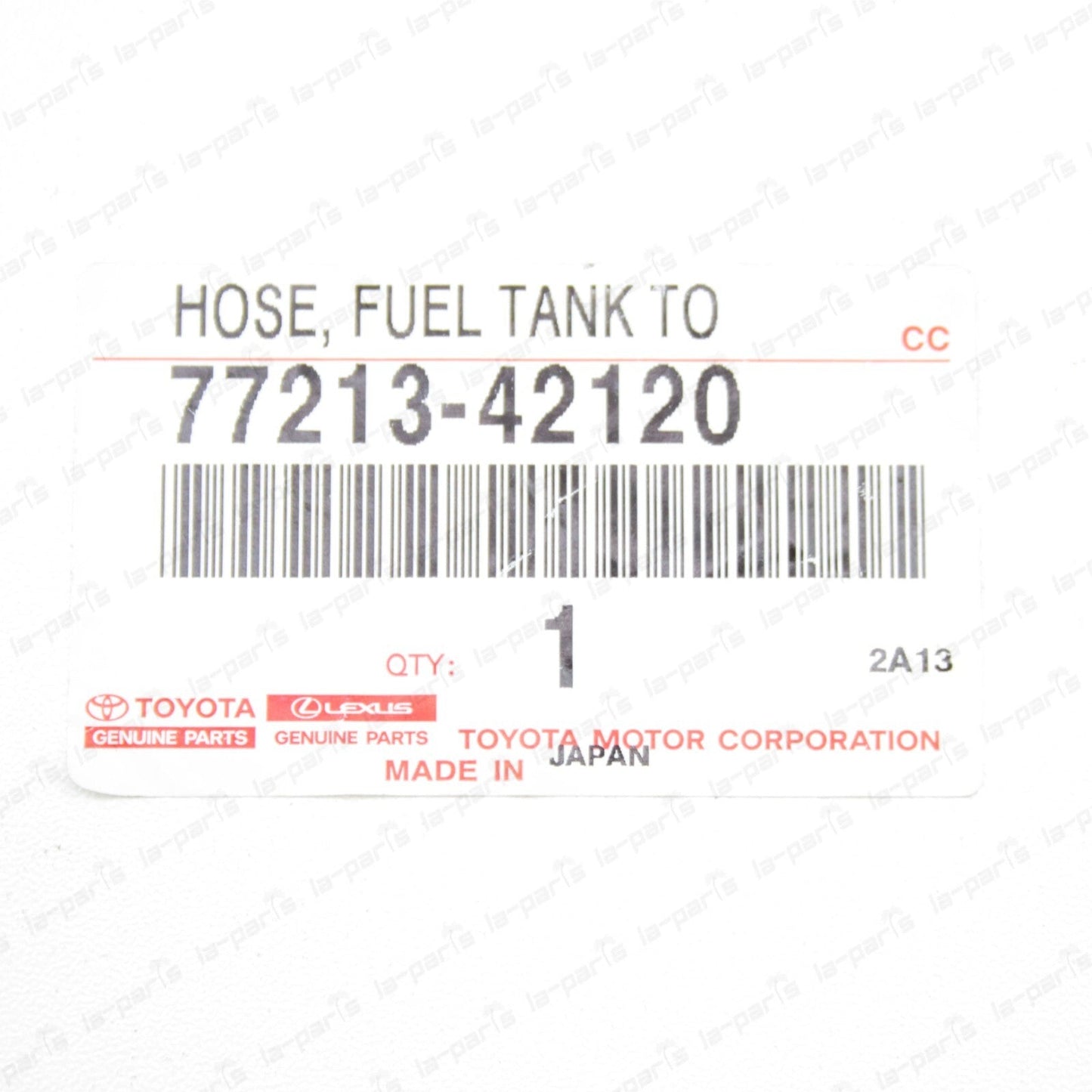 GENUINE TOYOTA RAV4 2013-2018 LEXUS NX FUEL TANK TO FILLER PIPE HOSE 77213-42120