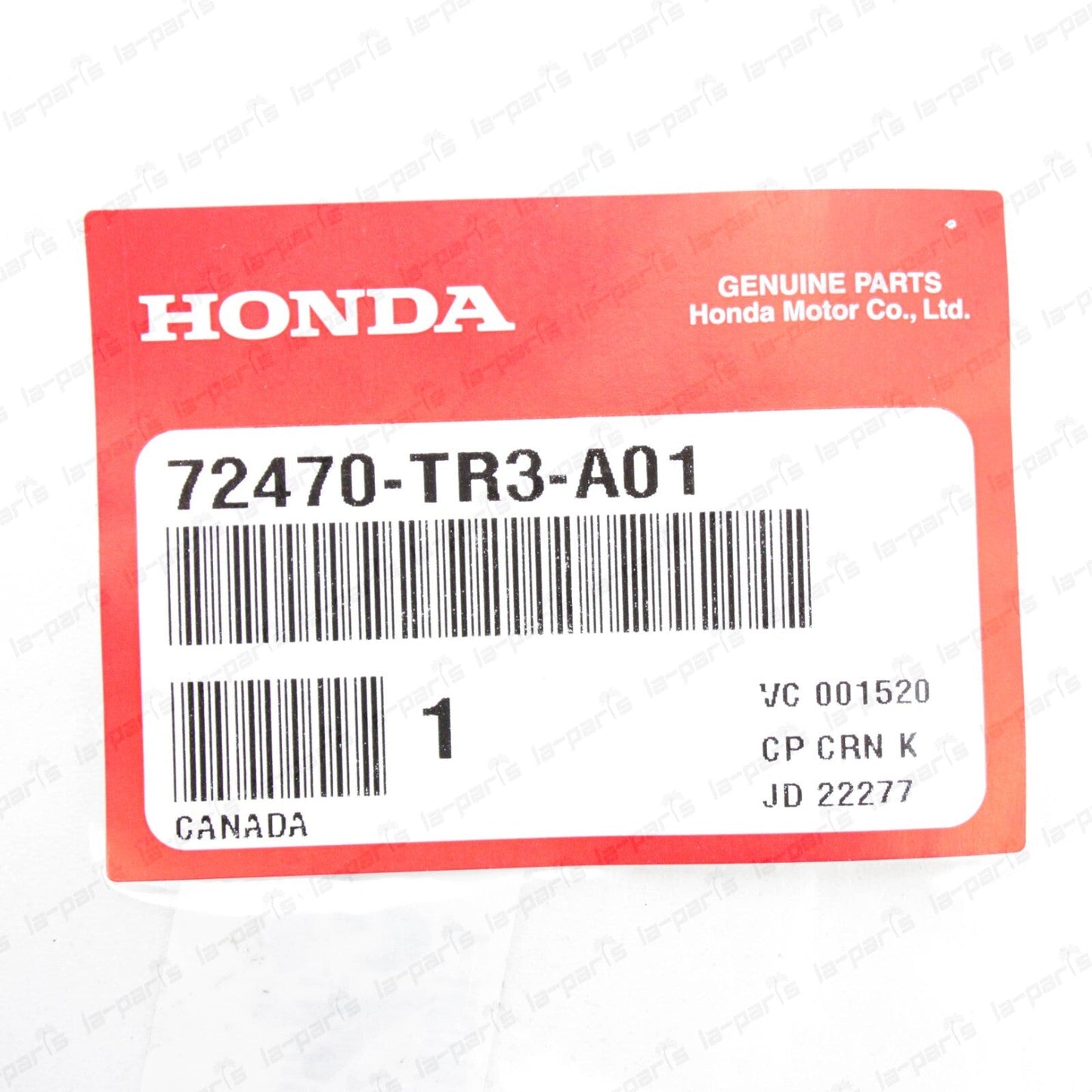 Genuine Honda 12-15 Civic Sedan Front Driver Door Pillar Molding 72470-TR3-A01
