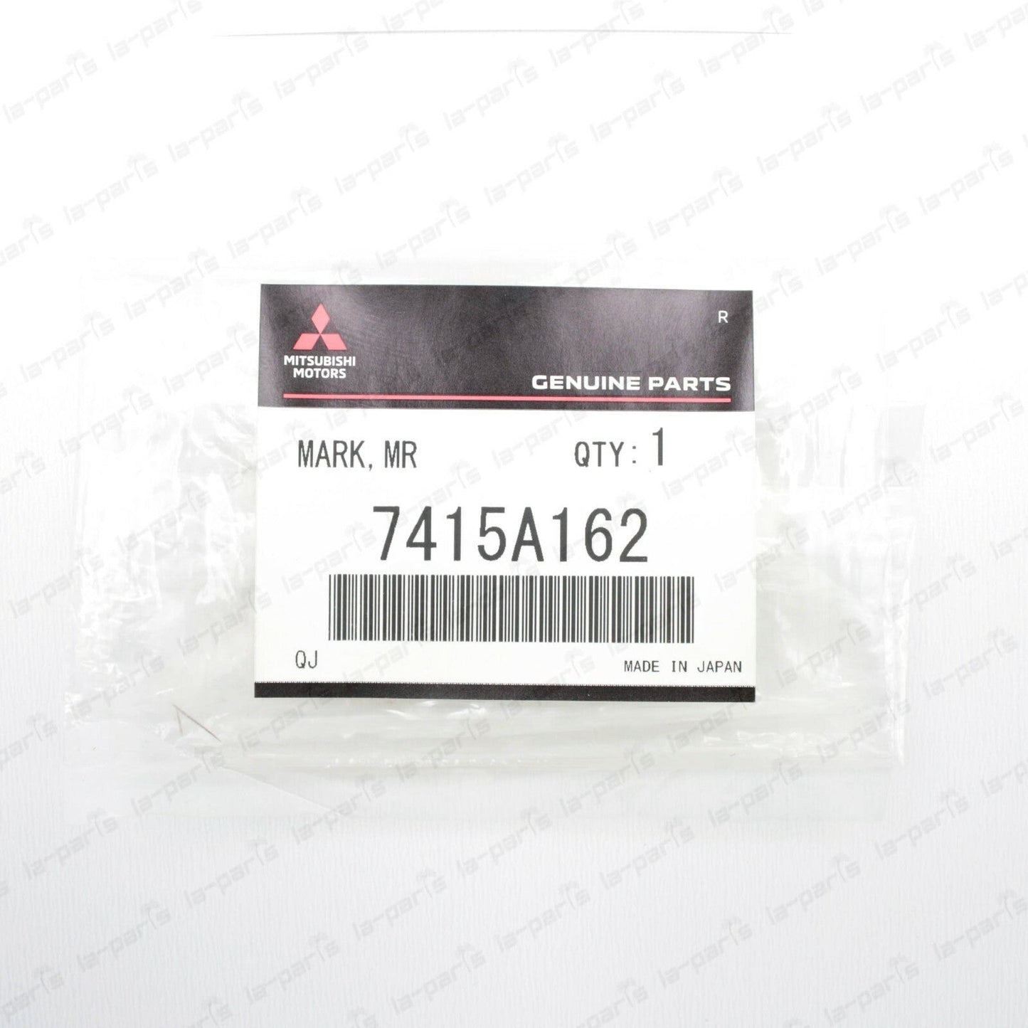 New Genuine Mitsubishi Evolution MR Emblem Rear Badge 7415A162