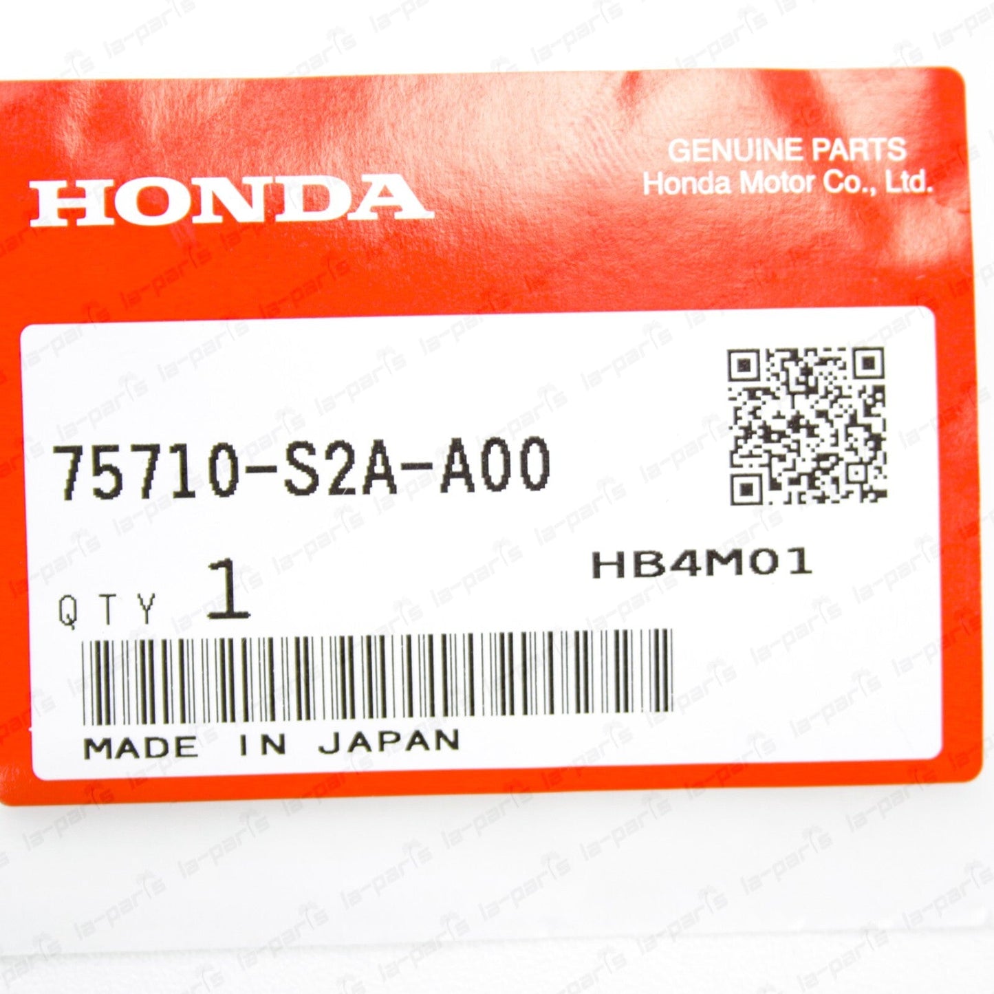 New Genuine OEM Honda 00-09 S2000 AP1 AP2 Side Fender Black Emblems "S 2000"