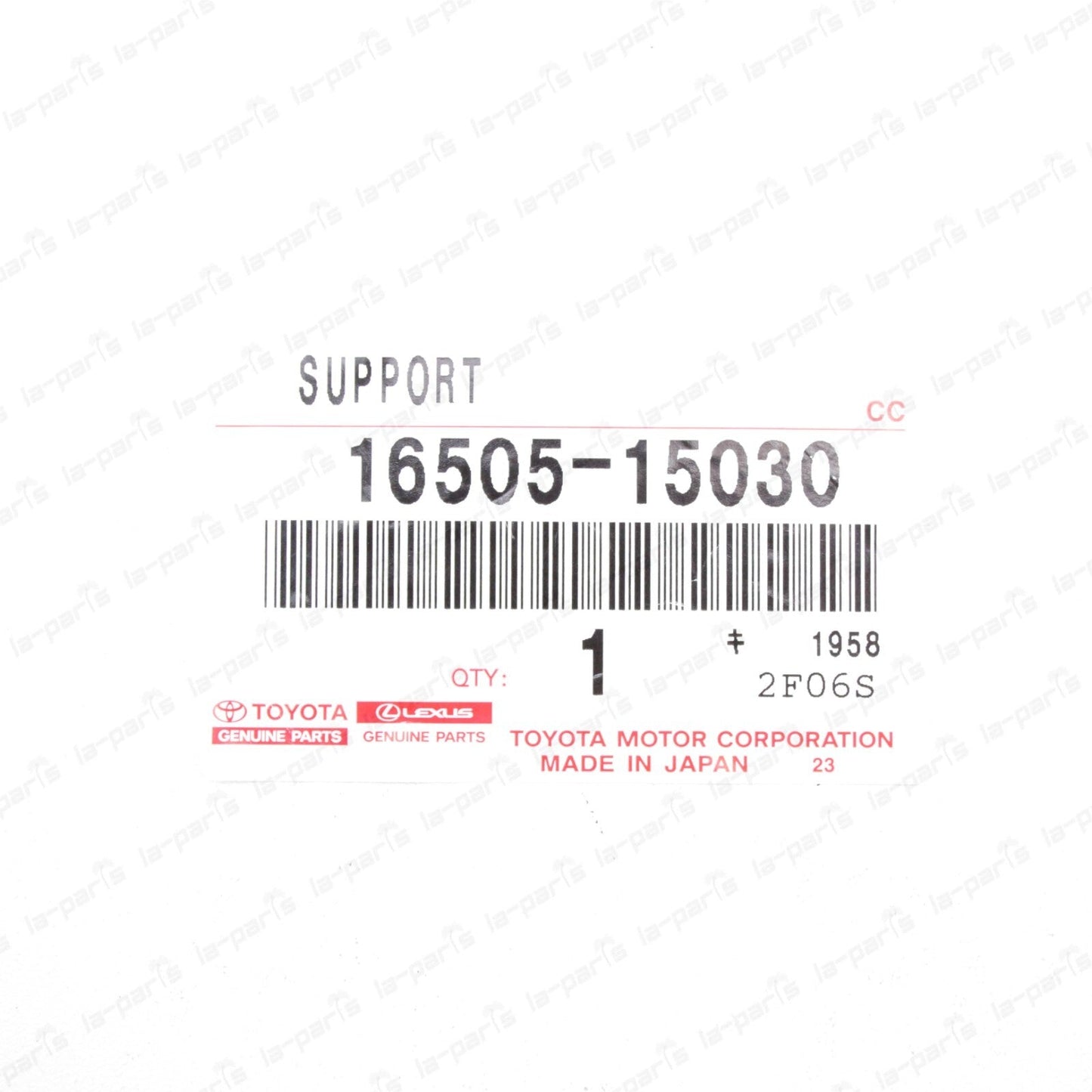 GENUINE TOYOTA COROLLA CP AE86 RADIATOR UPPER SUPPORT BRACKET 16505-15030 2PCS