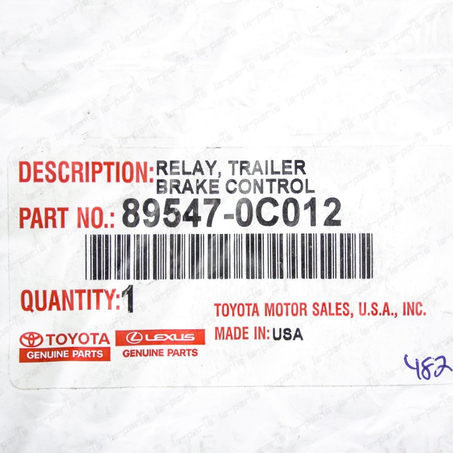 New Genuine OEM Toyota 15-18 Tundra Instrument Panel Trailer Brake Controller