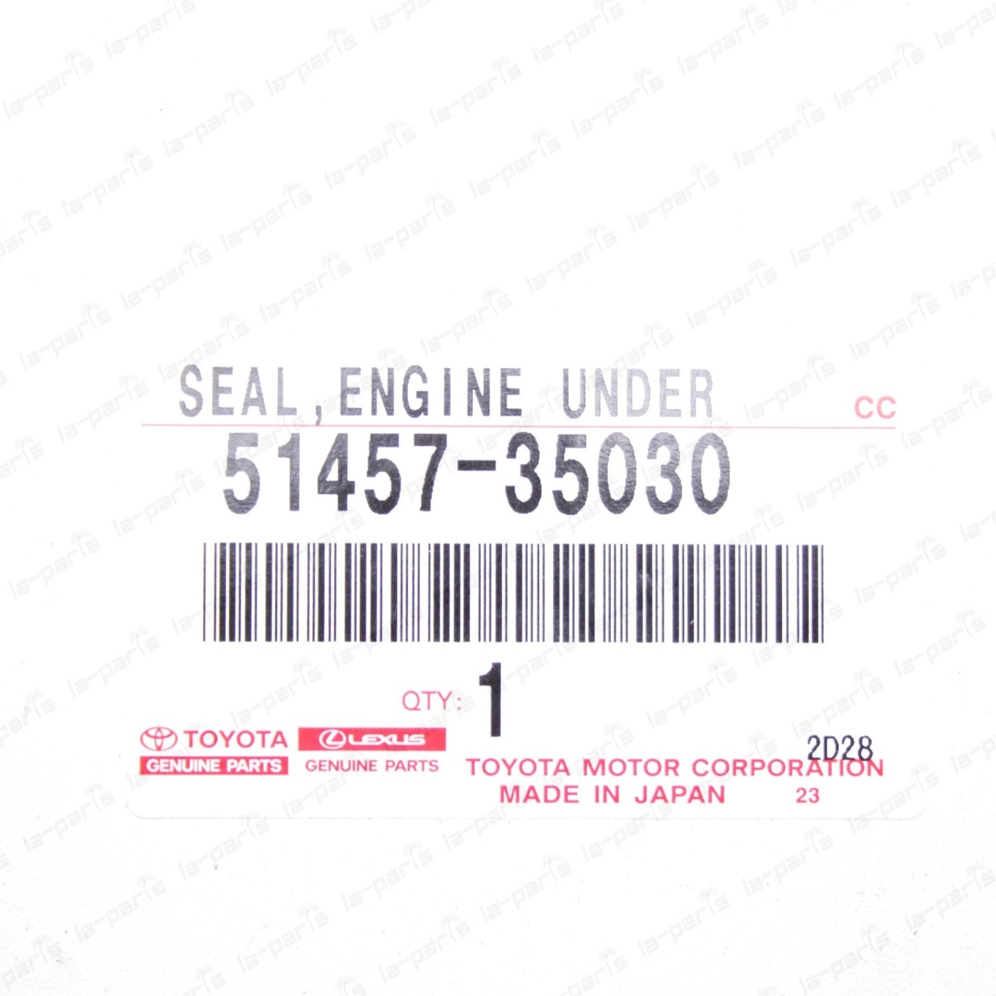 GENUINE TOYOTA 03-09 FJ 4RUNNER GX470 ENGINE UNDER COVER SEAL 51457-35030