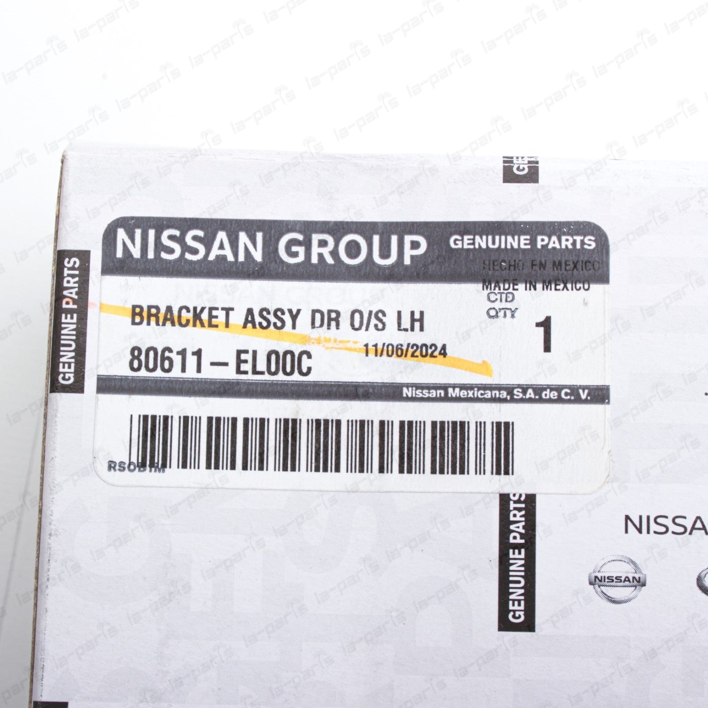 New Genuine OEM Nissan 2007-2012 Versa Driver Outside Handle Bracket 80611-EL00C