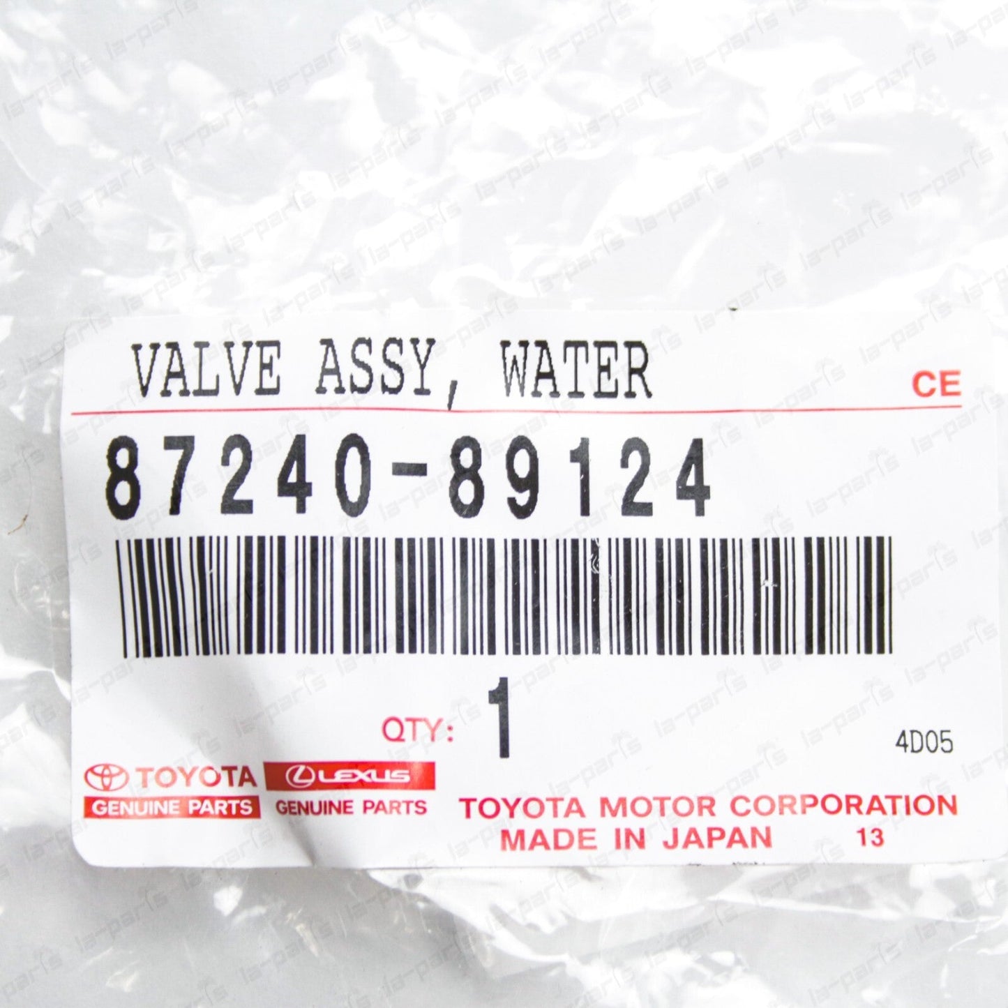 Genuine Toyota 1989-1995 4Runner Pickup HVAC Heater Control Valve 87240-89124