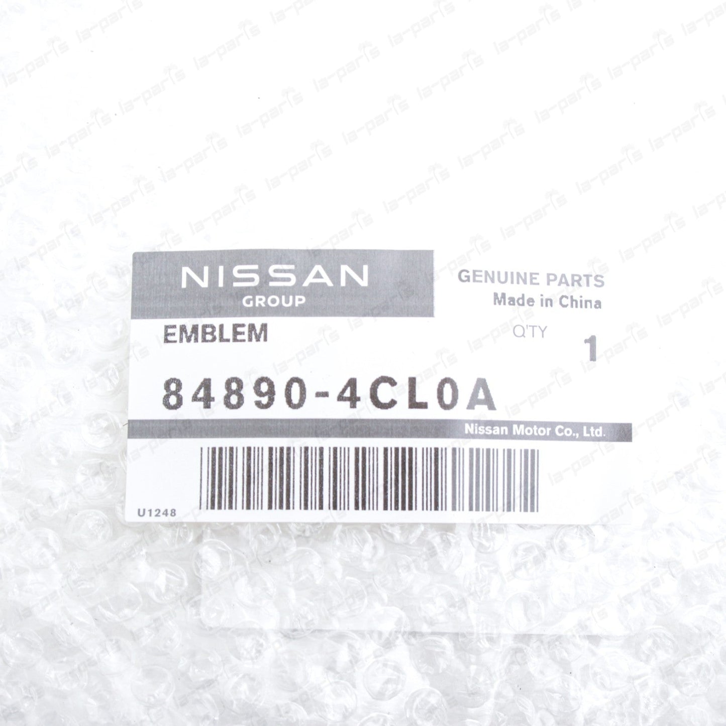 Genuine OEM Nissan 2014-2019 Rogue Rear Liftgate Emblem Badge Logo 84890-4CL0A
