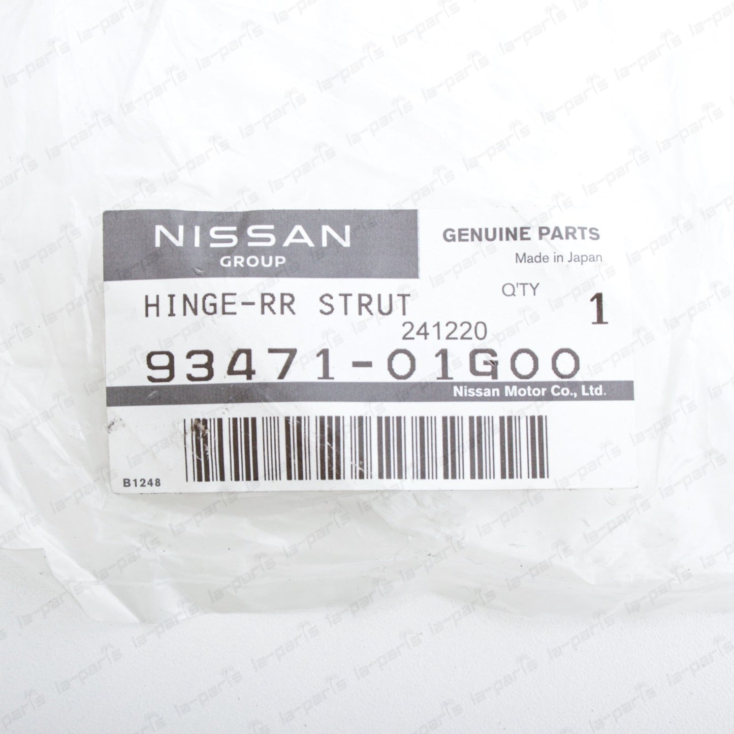 Genuine Nissan 86-04 Frontier Hardbody Left Bedside Tailgate Hinge 934710-1G00