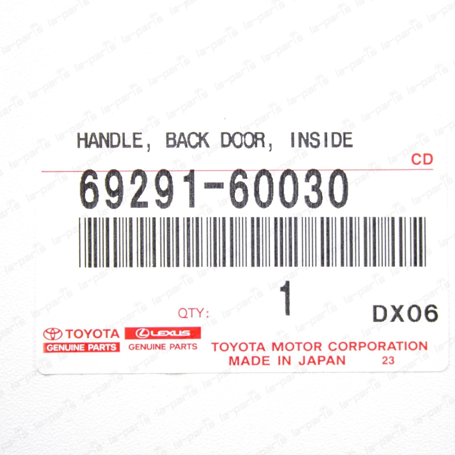 New Genuine OEM Toyota 08-21 Land Cruiser Back Door Inside Handle 69291-60030