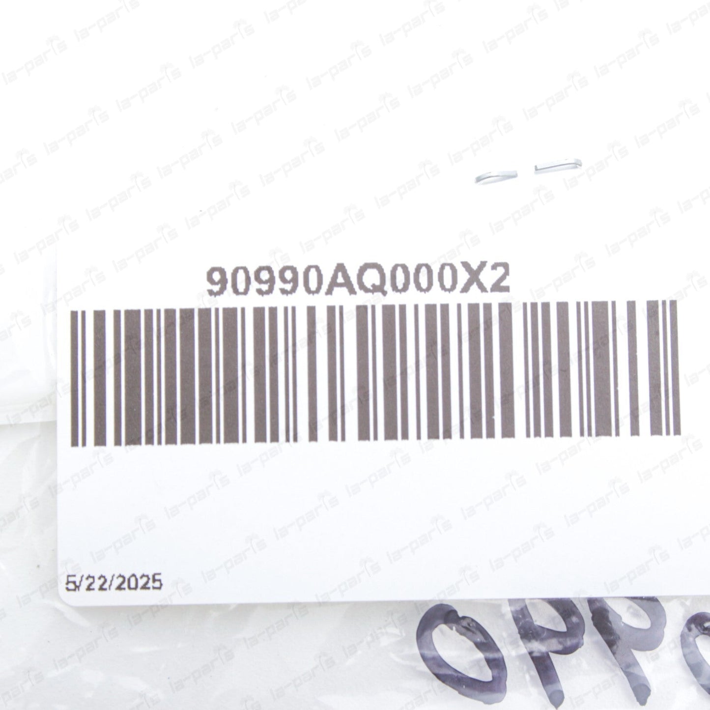 New Genuine Nissan Infiniti Rear Mudguard Clip 90990-AQ000 Qty:2