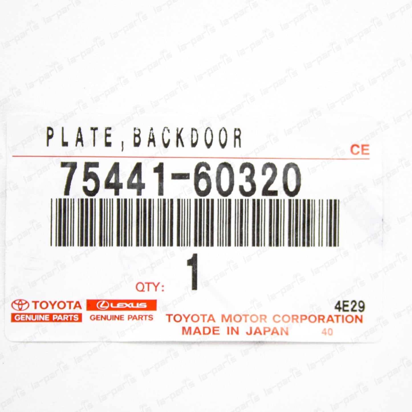 New Genuine Toyota 98-03 Land Cruiser Back Door Chrome TOYOTA Emblem 75441-60320