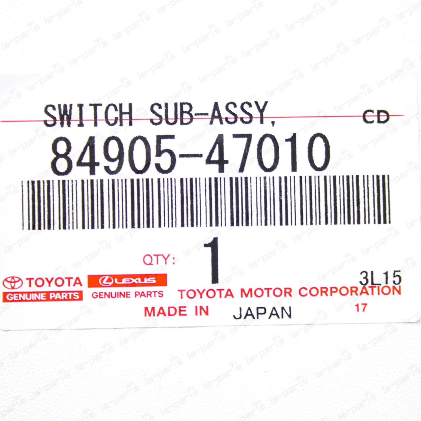 Genuine Toyota 04-09 Prius Luggage Electric Key Switch W/smart Entry 84905-47010