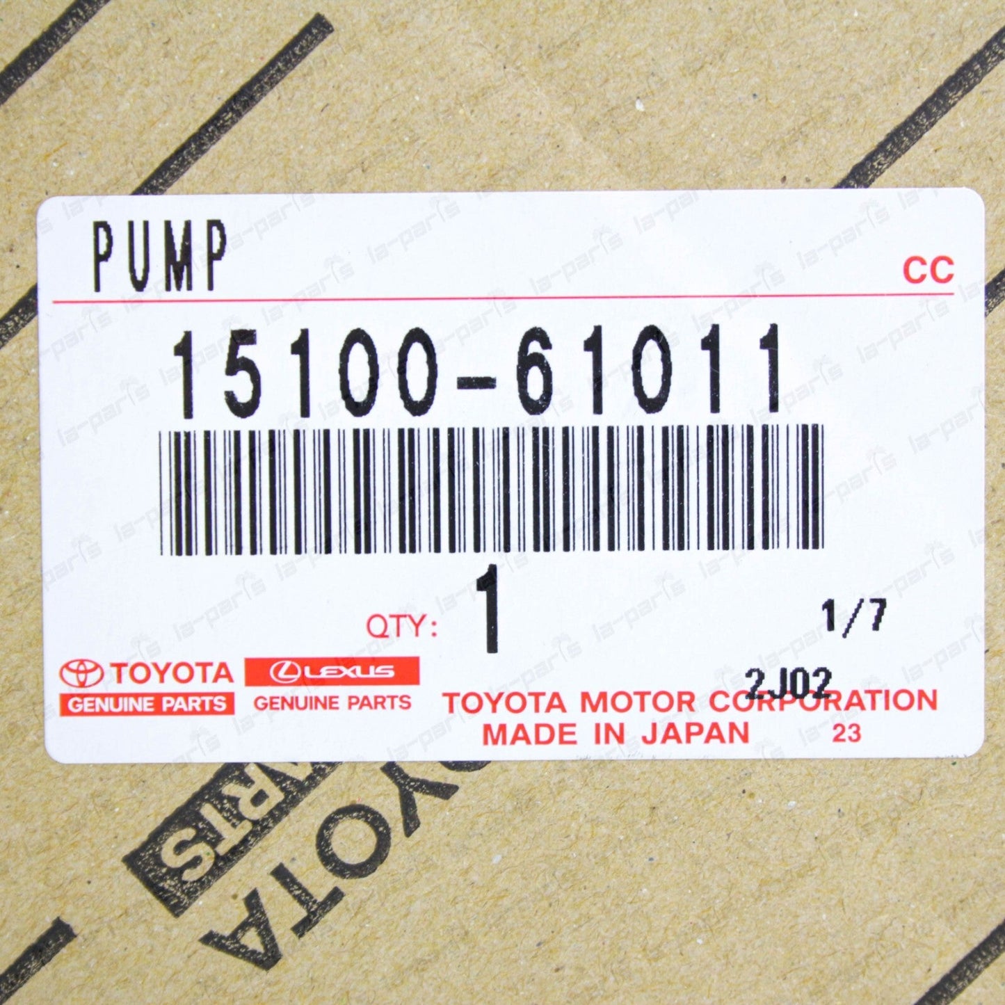 New Genuine Toyota Land Cruiser FJ40 FJ45 FJ60 FJ62 Engine Oil Pump 15100-61011