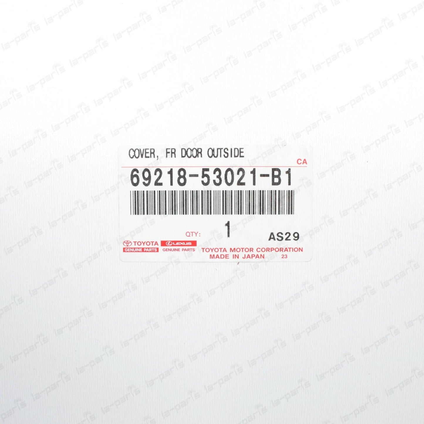 NEW GENUINE FOR LEXUS 06-13 IS COVER, FRONT DOOR LEFT HANDLE 69218-53021-B1 1G1