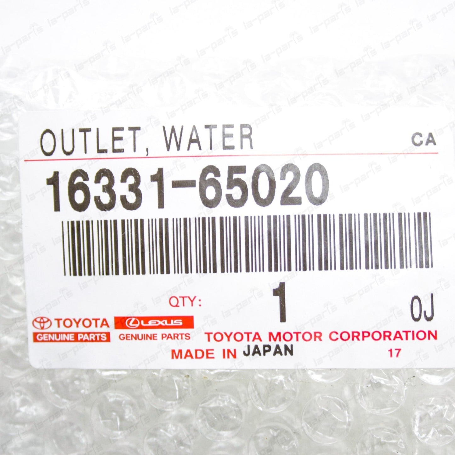 Genuine OEM Toyota 91-95 Pickup 4Runner T100 Radiator Housing Water Outlet
