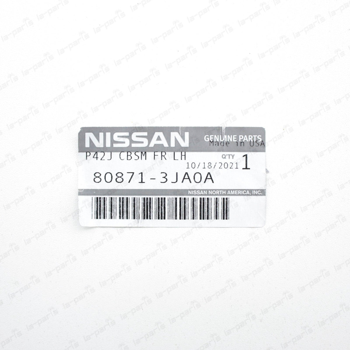 GENUINE INFINITI 2013 JX35 2014-2020 QX60 FRONT LEFT DOOR MOULDING 80871-3JA0A