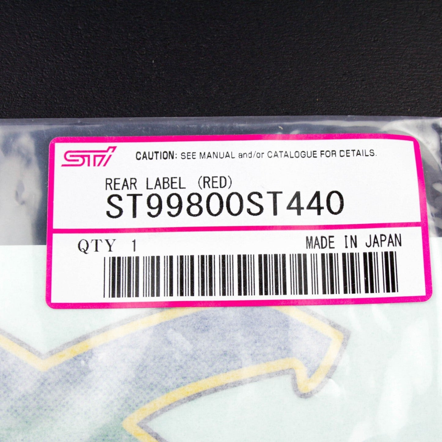 New JDM STi for Subaru 96-00 Impreza GC8 Rear WRX STi Decal Pink Version