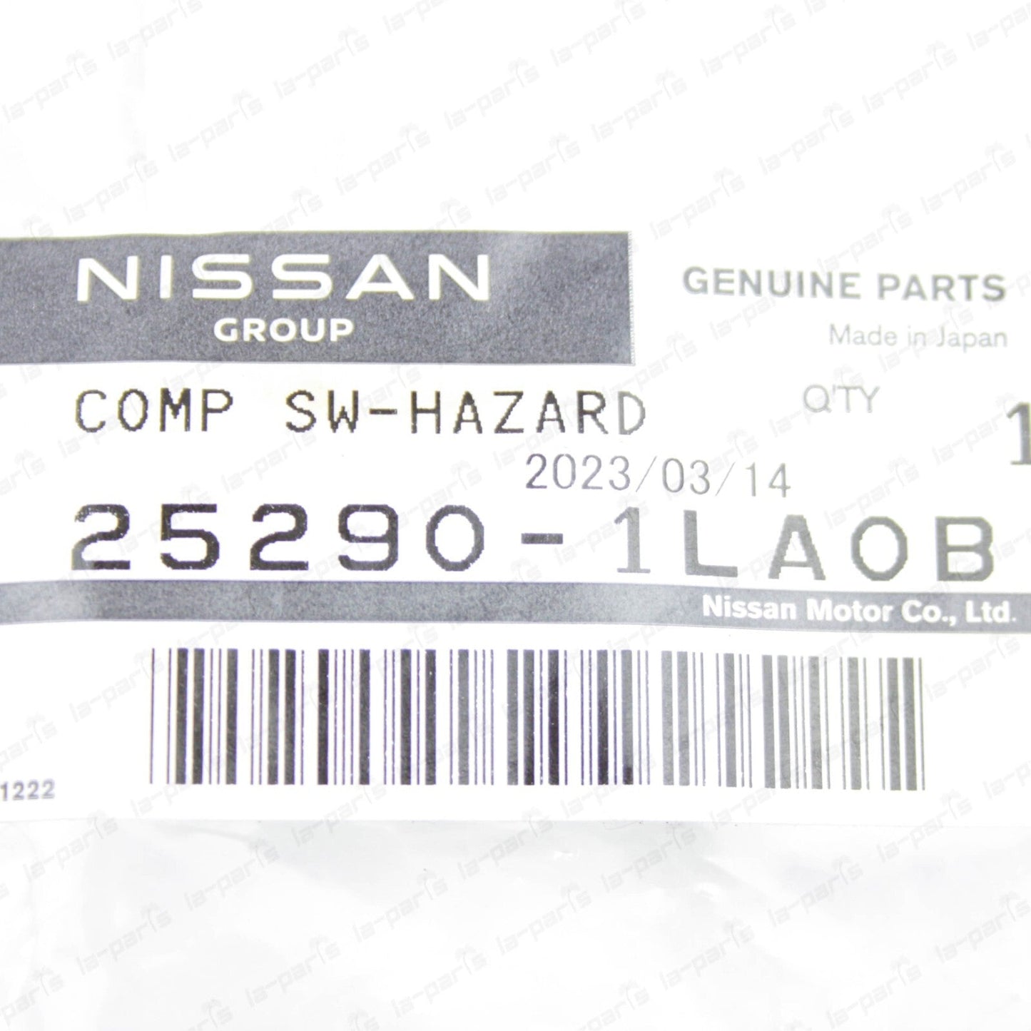 New Genuine OEM Nissan 17-20 Armada Hazard Switch Assy 25290-1LA0B