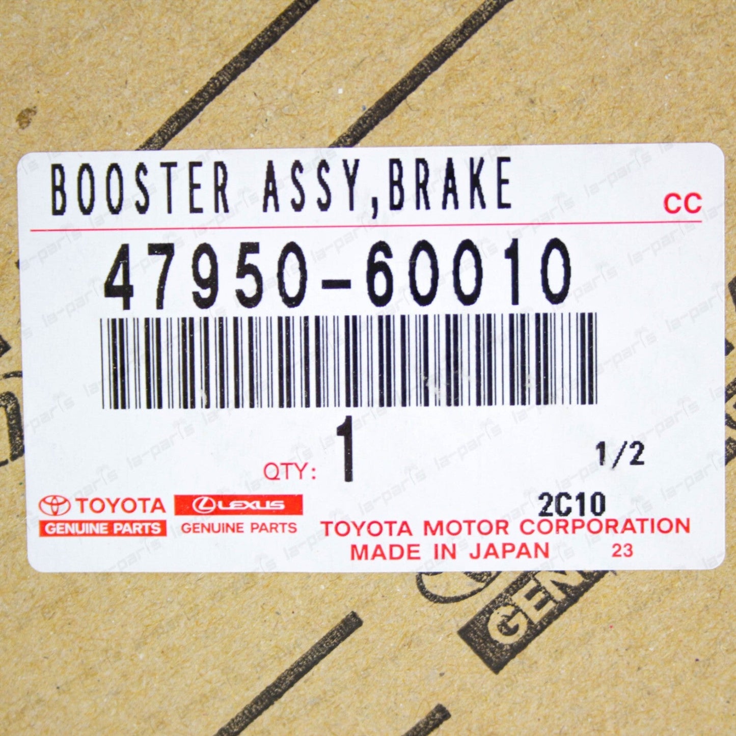 GENUINE TOYOTA 98-07 LAND CRUISER LX470 BRAKE BOOSTER ACCUMULATOR 47950-60010