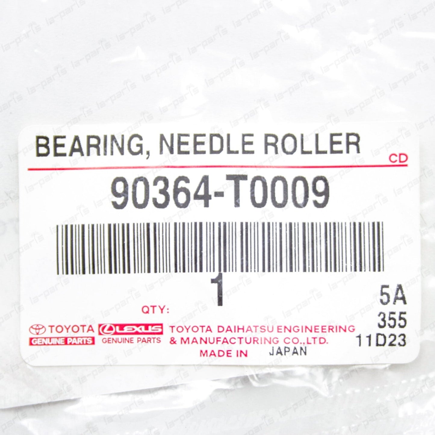 New Genuine OEM Toyota Front Differential Side Gear Needle Bearing 90364-T0009