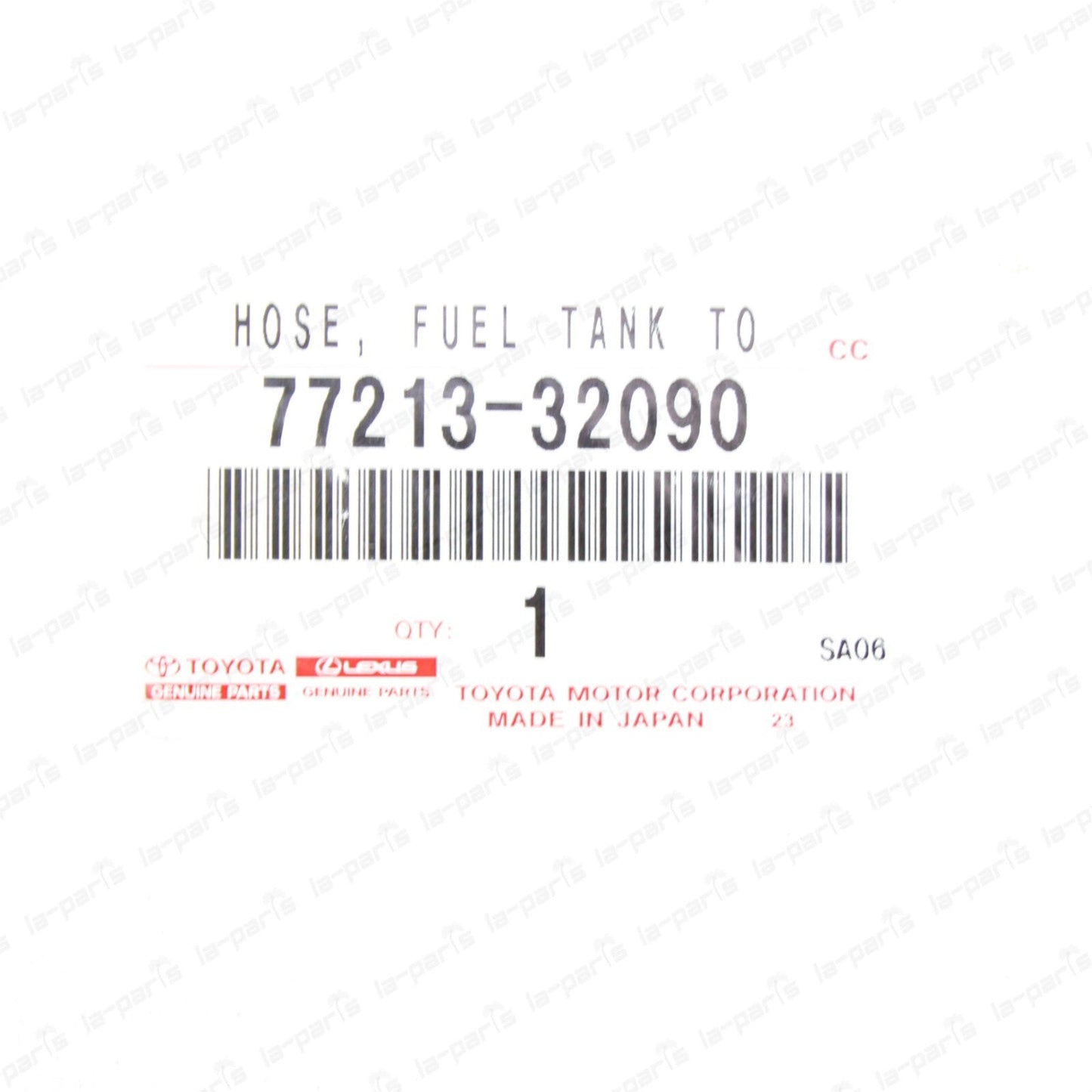 NEW GENUINE TOYOTA FUEL TANK TO FILLER PIPE HOSE 77213-32090