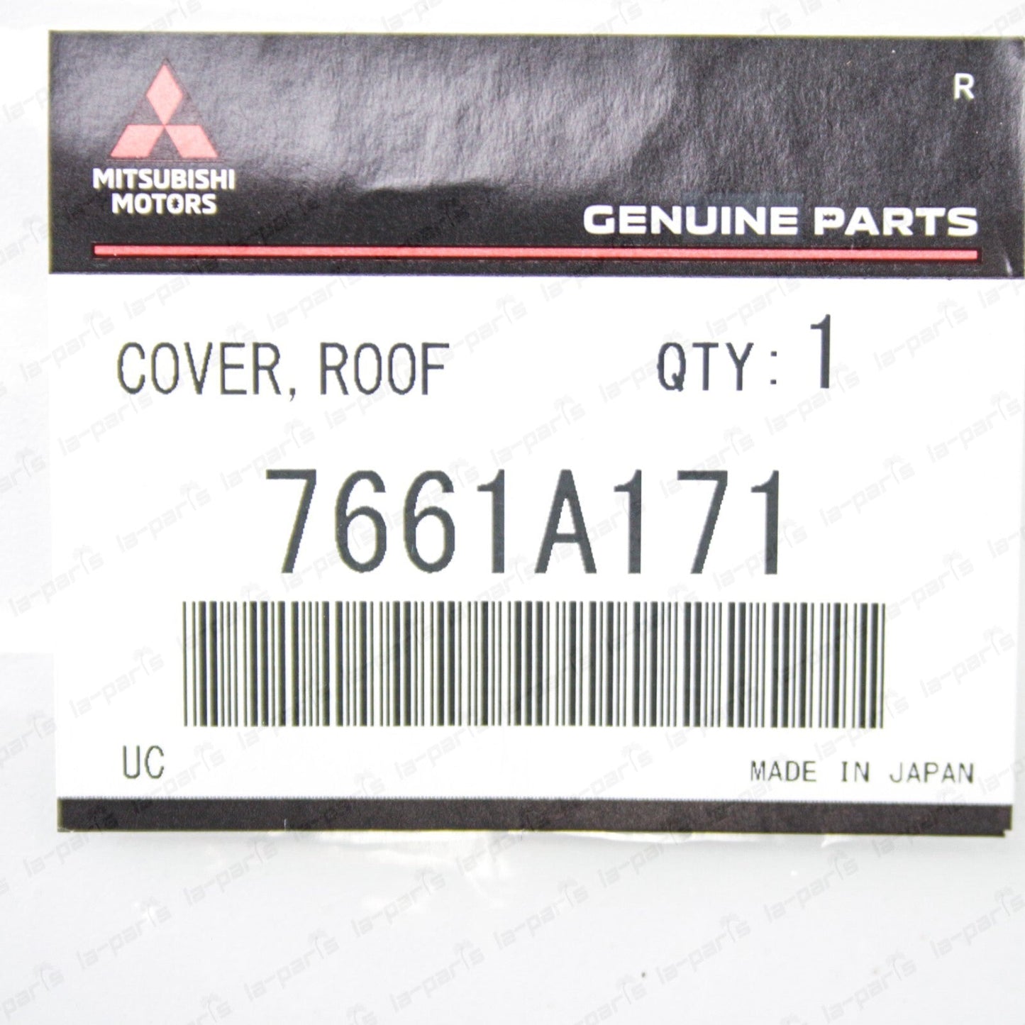 New Genuine Mitsubishi Outlander ASX Front Driver Side Roof Rack Cover 7661A171