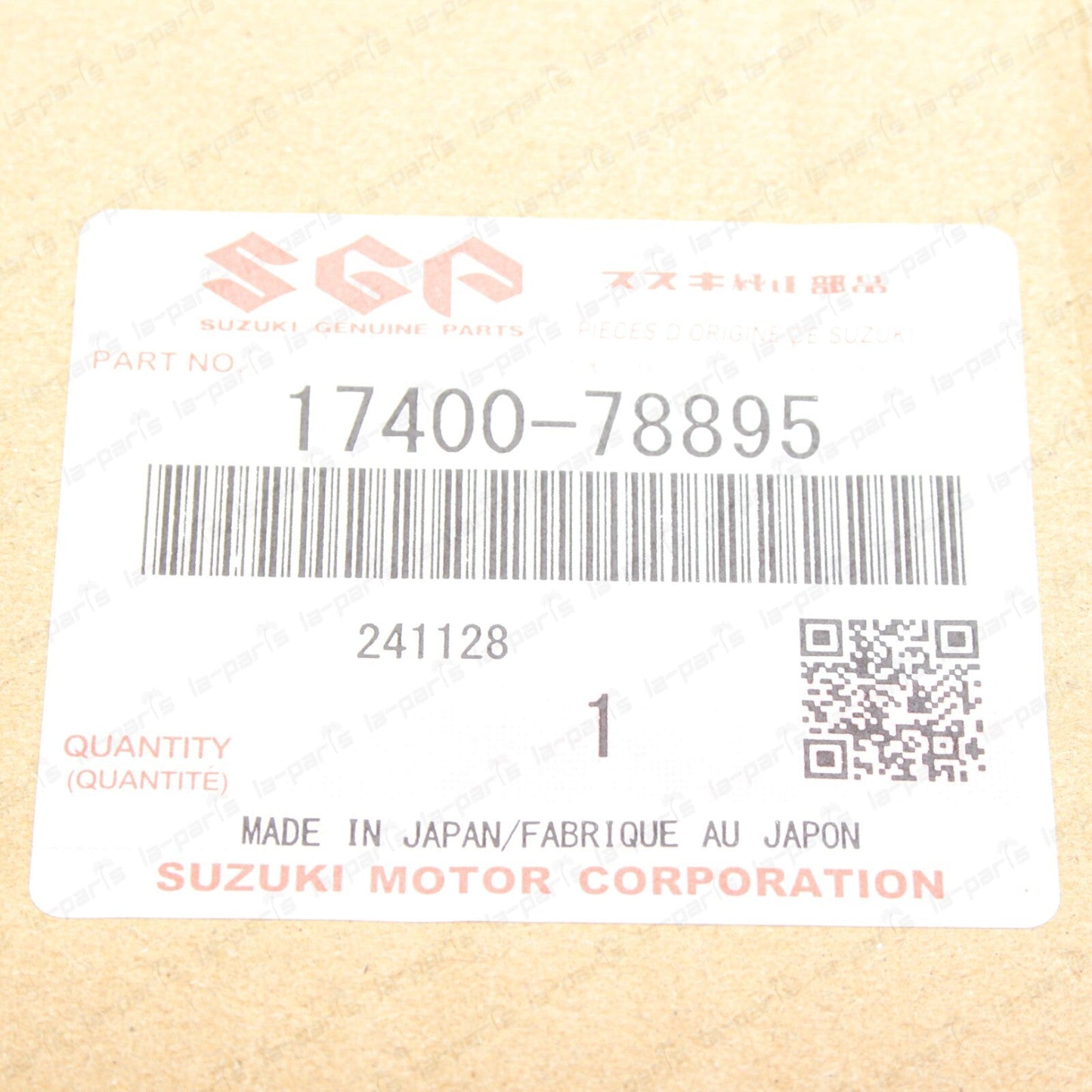 New Genuine OEM Suzuki 2011 Grand Vitara 2.4L Water Pump 17400-78895