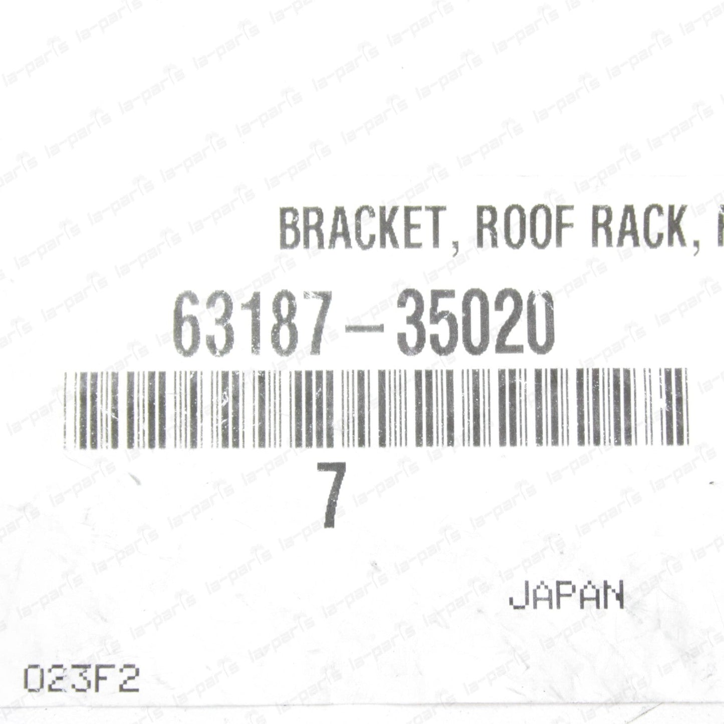 NEW GENUINE TOYOTA 4RUNNER HIGHLANDER GX470 GX460 ROOF RACK BRACKET 63187-35020