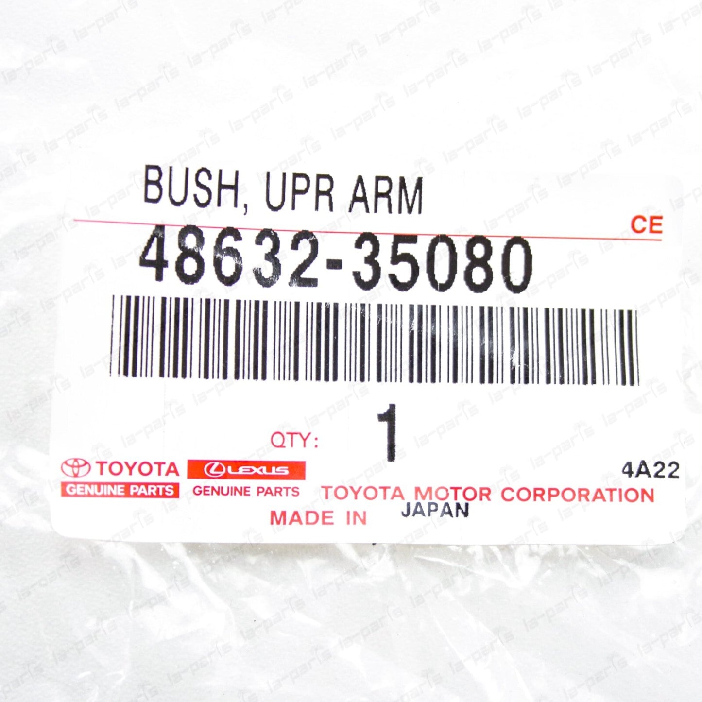 Genuine OEM Toyota 1996-2002 4Runner Front Upper Control Arm Bushing SET of 4
