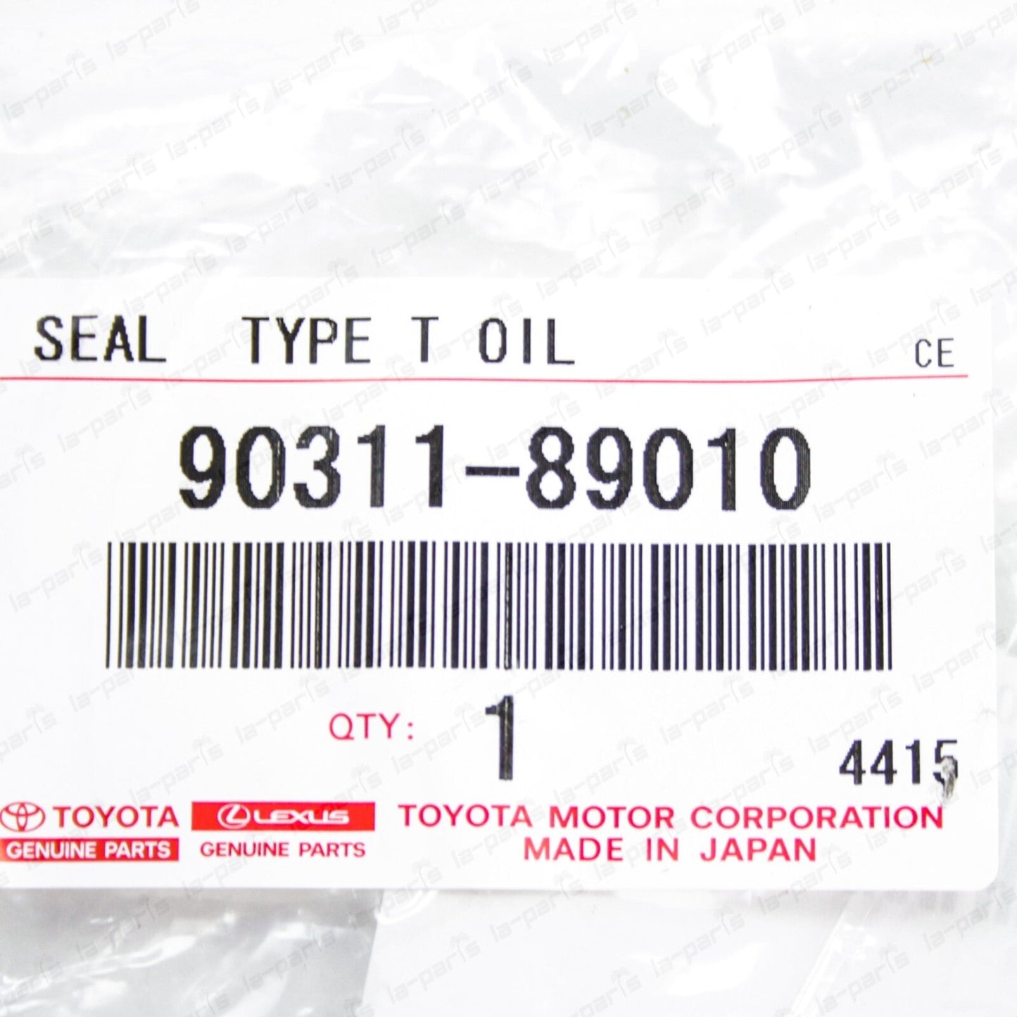 New Genuine OEM Toyota 3SGTE 3SGE 2AZFE 1AZFE Rear Main Oil Seal 90311-89010
