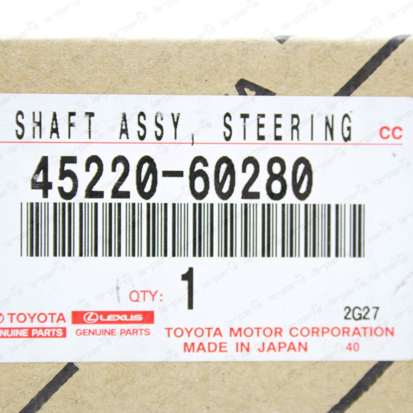 Genuine Toyota 10-21 4Runner GX460 Steering Intermediate Steering 45220-60280