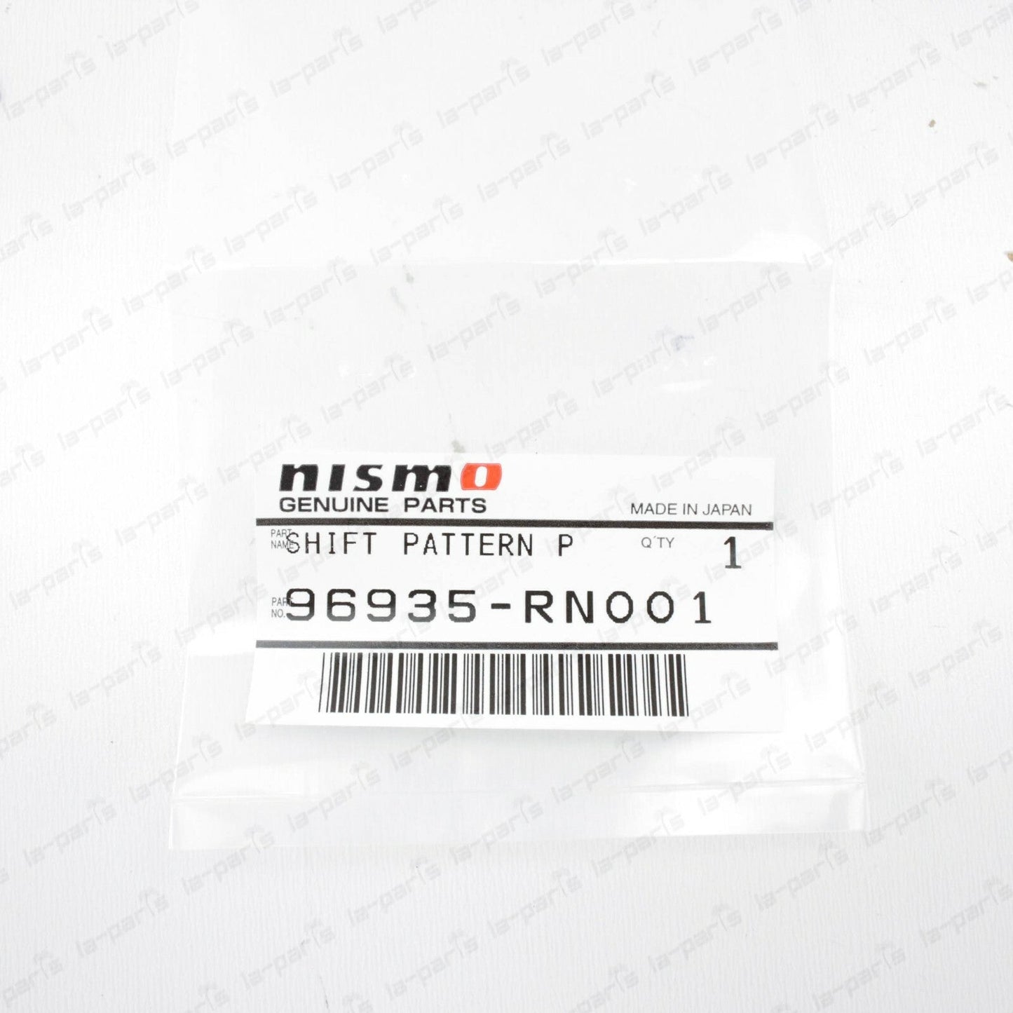 JDM GENUINE NISMO 6 SPEED CONSOLE SHIFT PATTERN BADGE ALUMINUM EMBLEM 96935RN001