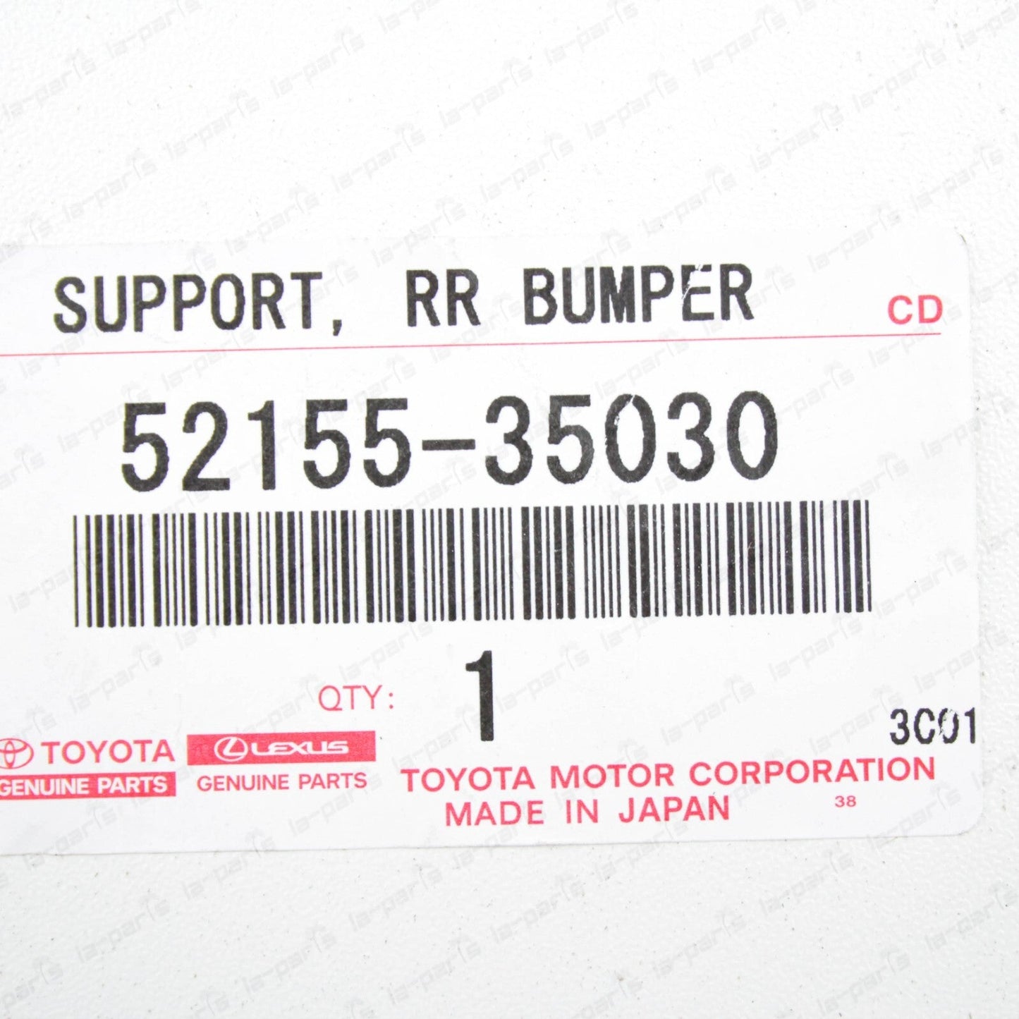 New Genuine OEM Toyota FJ Cruiser Rear Bumper Passenger Side Support 52155-35030