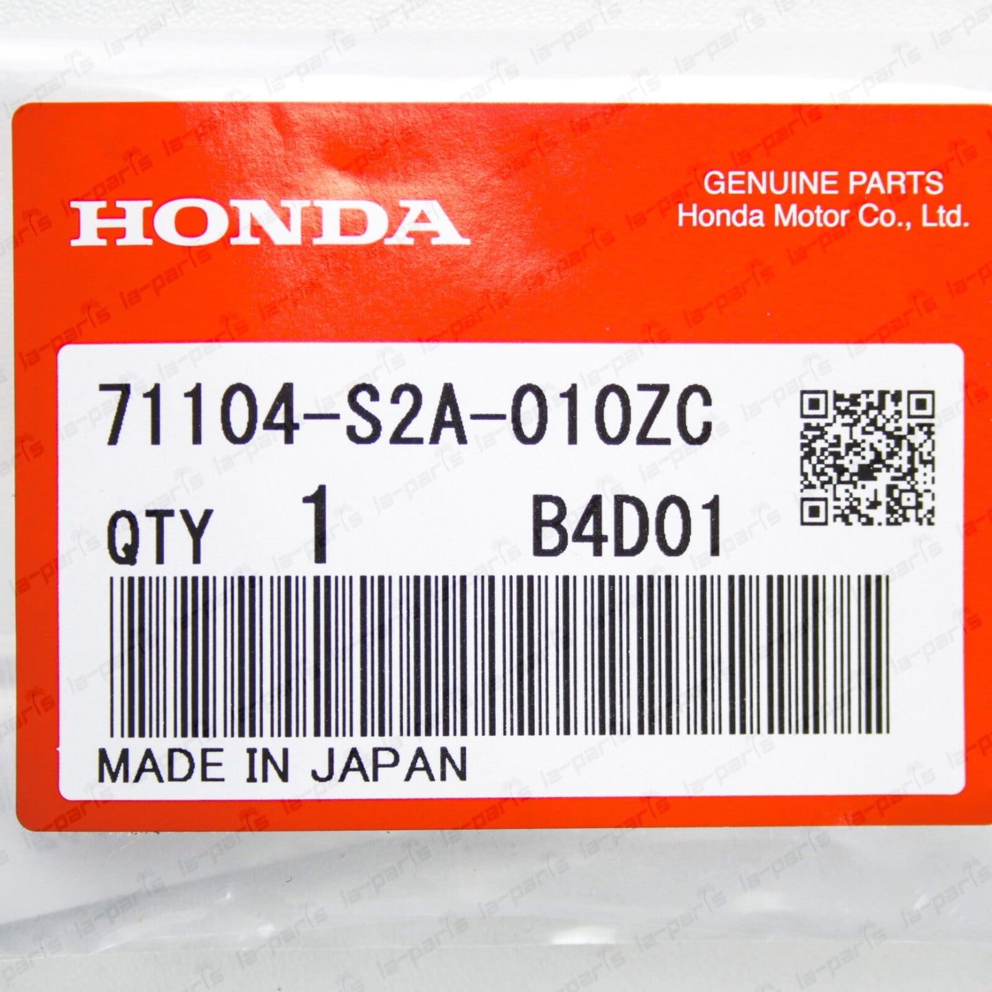 Genuine Honda 04-09 S2000 AP2 NH565 Grand Prix White Front Bumper Tow Hook Cap