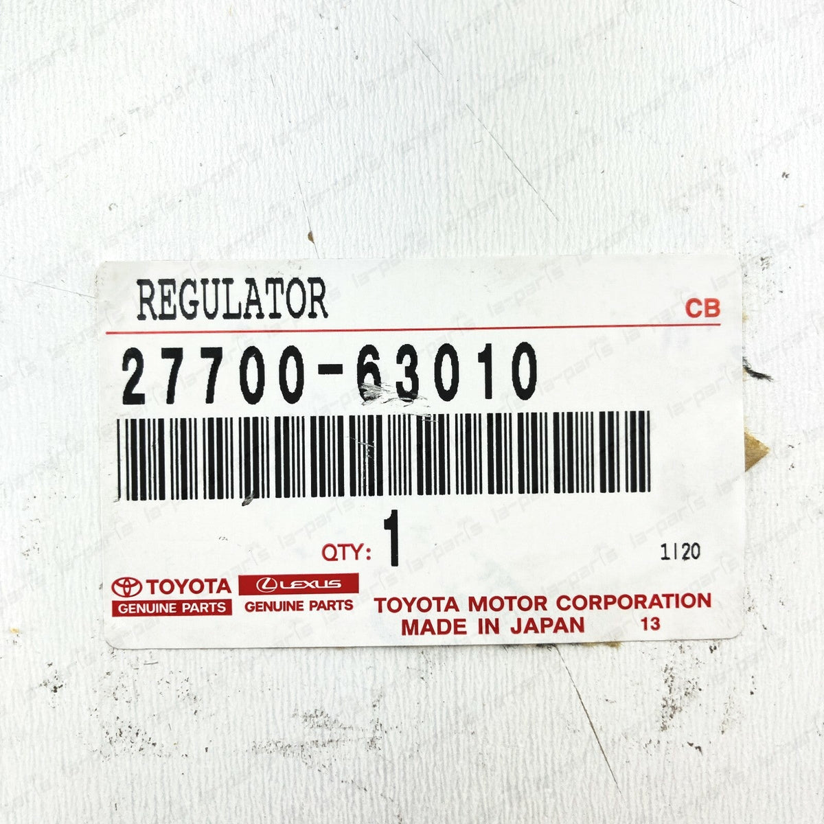 GENUINE TOYOTA 84-85 4RUNNER PICKUP COROLLA GENERATOR REGULATOR ASSY 27700-63010