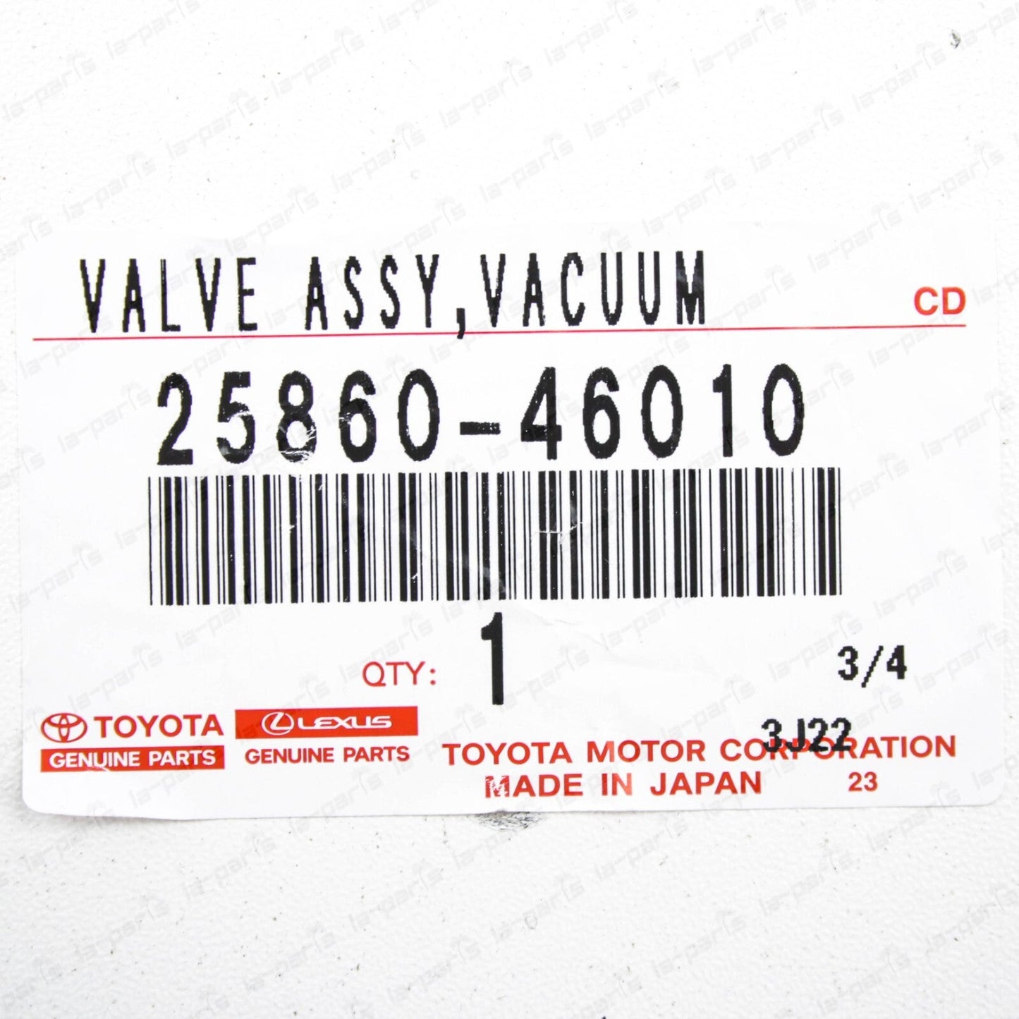 Genuine Toyota 4Runner Sequoia GS300 IS300 Vacuum Switching Valve 25860-46010
