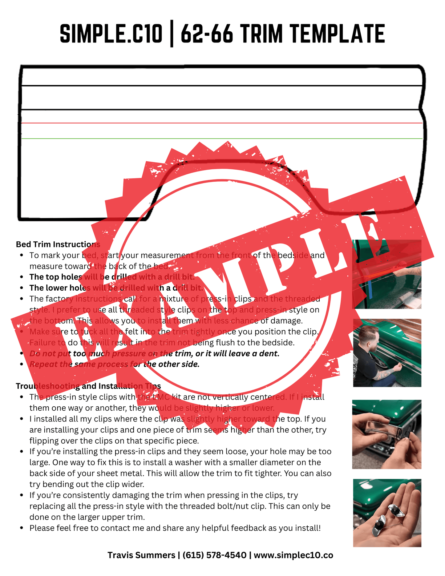 62-66 Trim Template