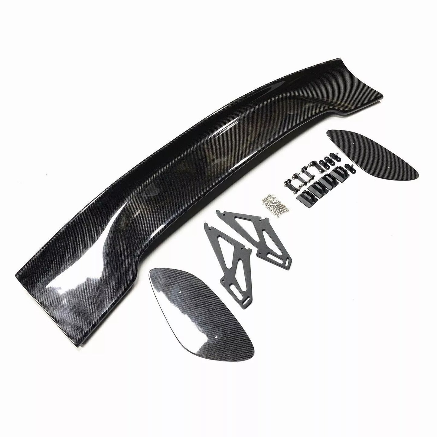 GEN PERFORMANCE GT Style Universal Real Carbon Fiber Trunk Spoiler