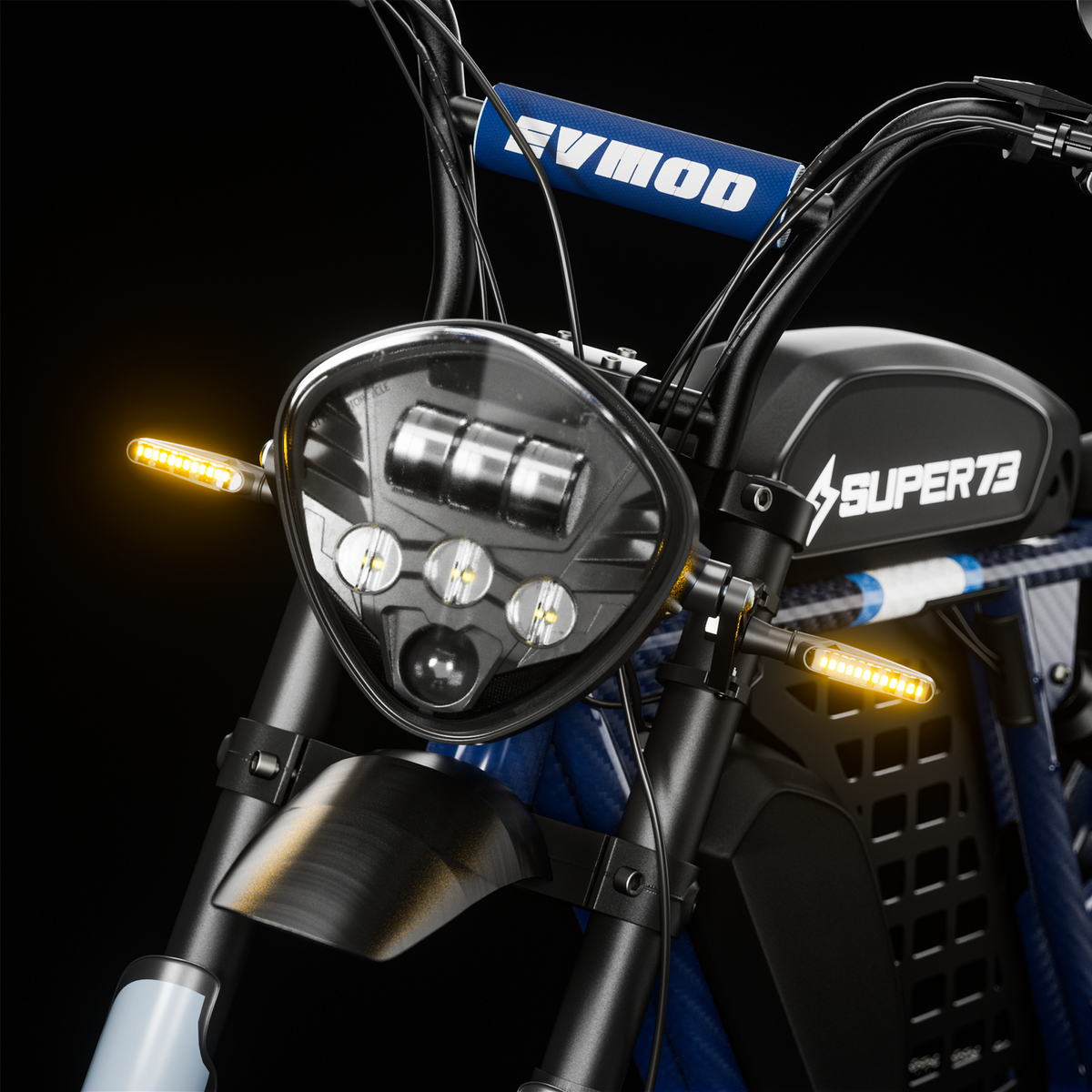 Sequential LED Turn Signal Lights Kit with Horn for Super73