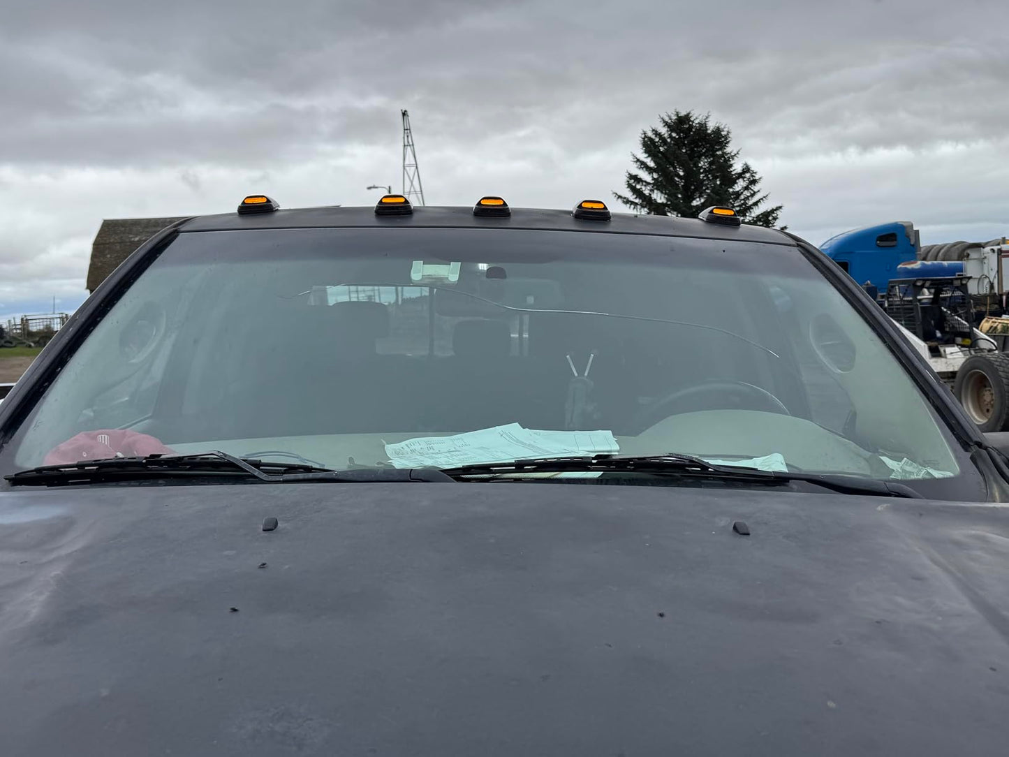 2003-2018 Dodge Ram HD Smoked White Amber Slim-Line LED Roof Cab Lights