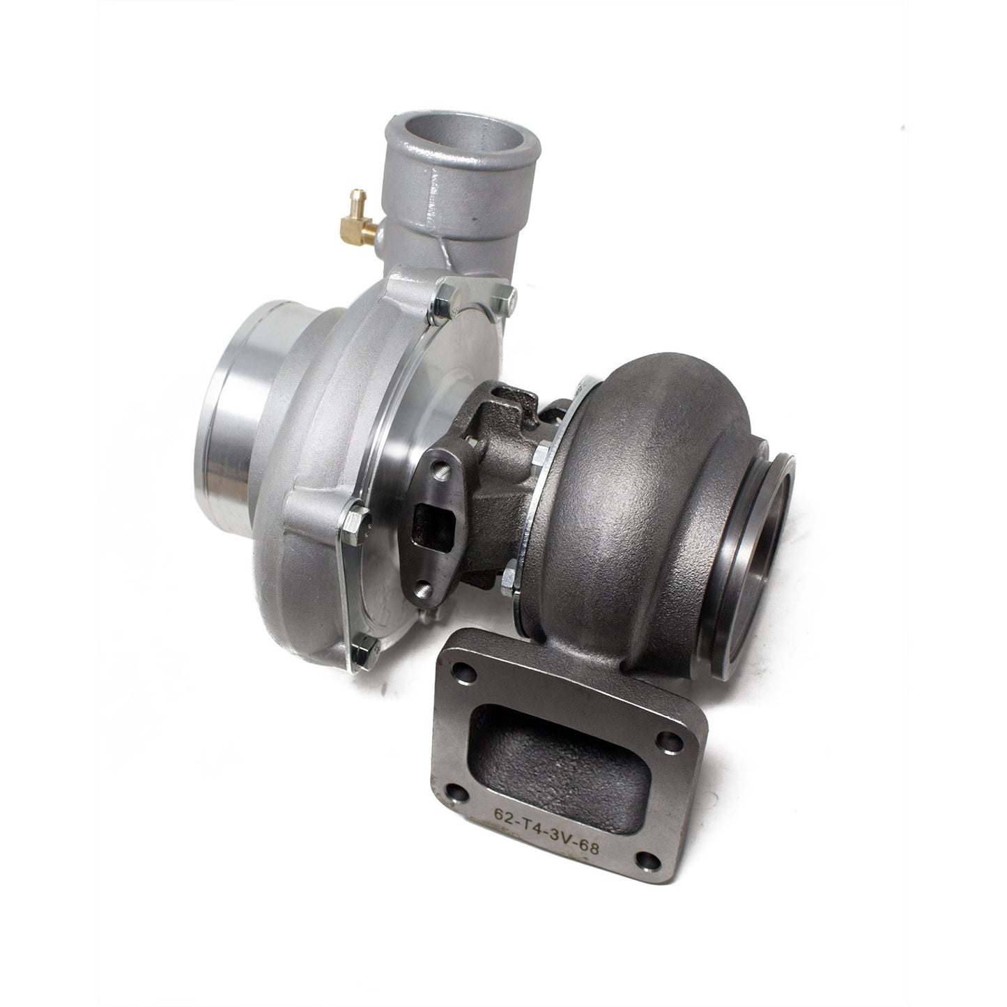 REV9 TX-66-62 Billet Compressor Wheel Turbocharger .68 AR, T4 Flange, 3 in. V-Band Exhaust Flange